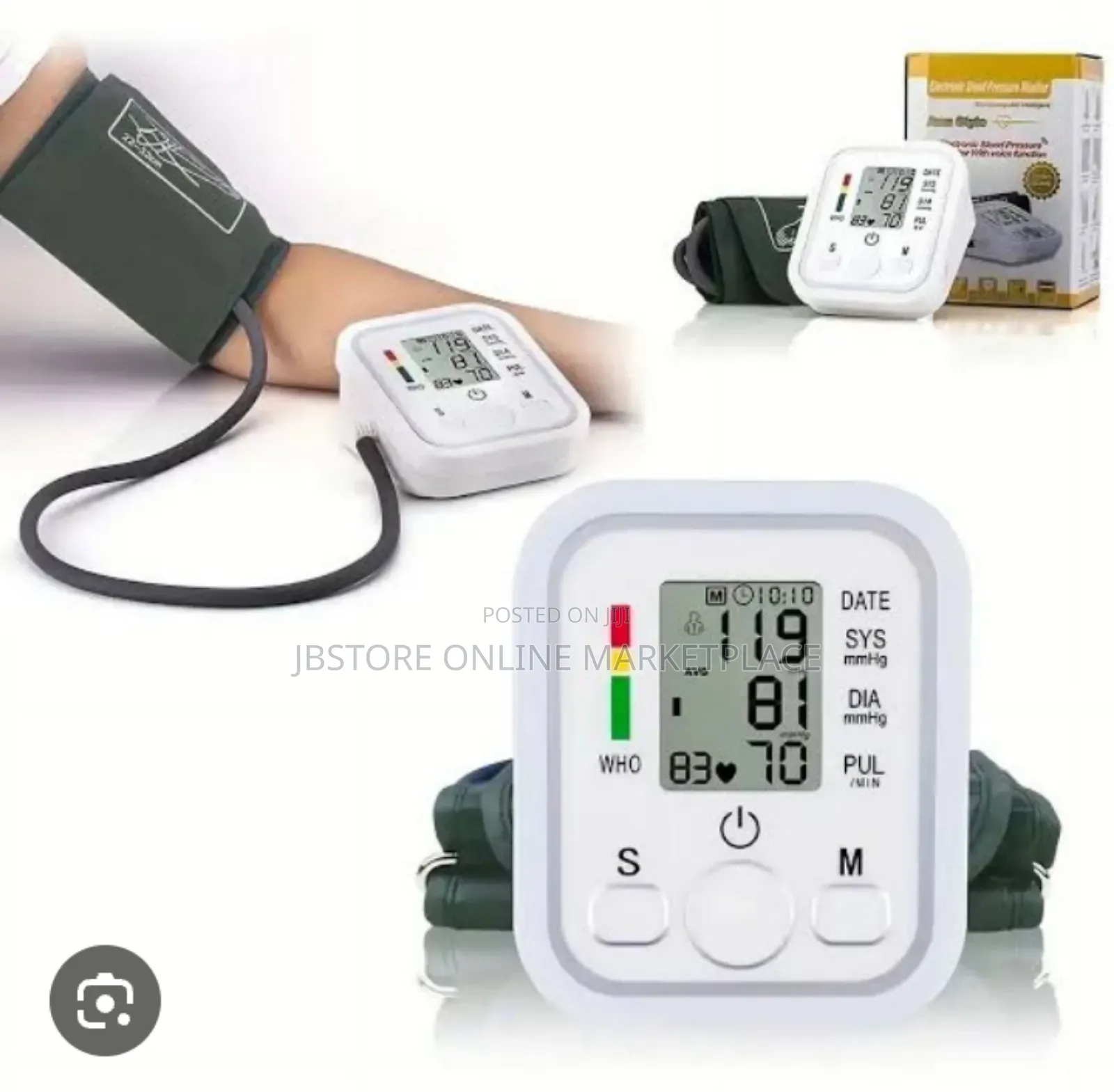 Jziki Arm Style Electronic Blood Pressure Monitor Model Zk-Bsya
