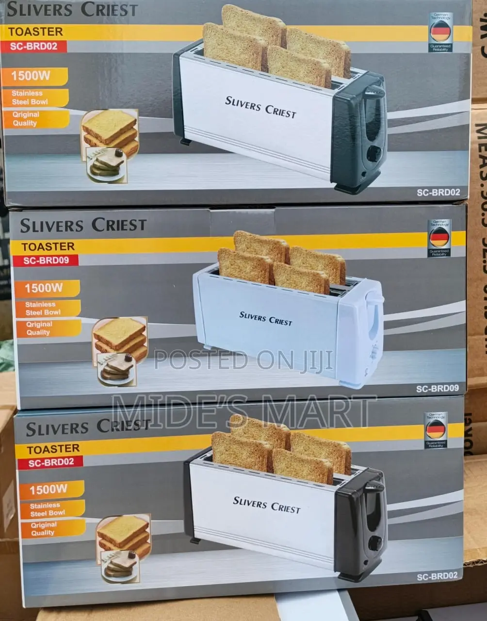 4slice Slivers Criest Pop Up Toaster