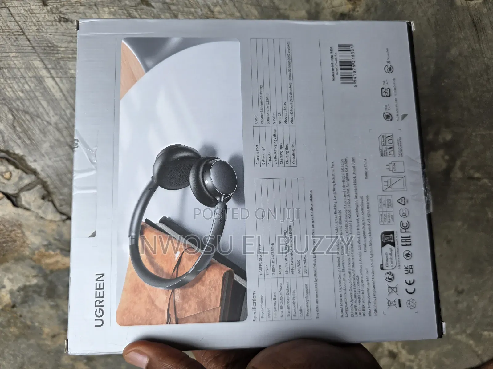Ugreen Studio Plus Active Noise-cancelling Headphones.