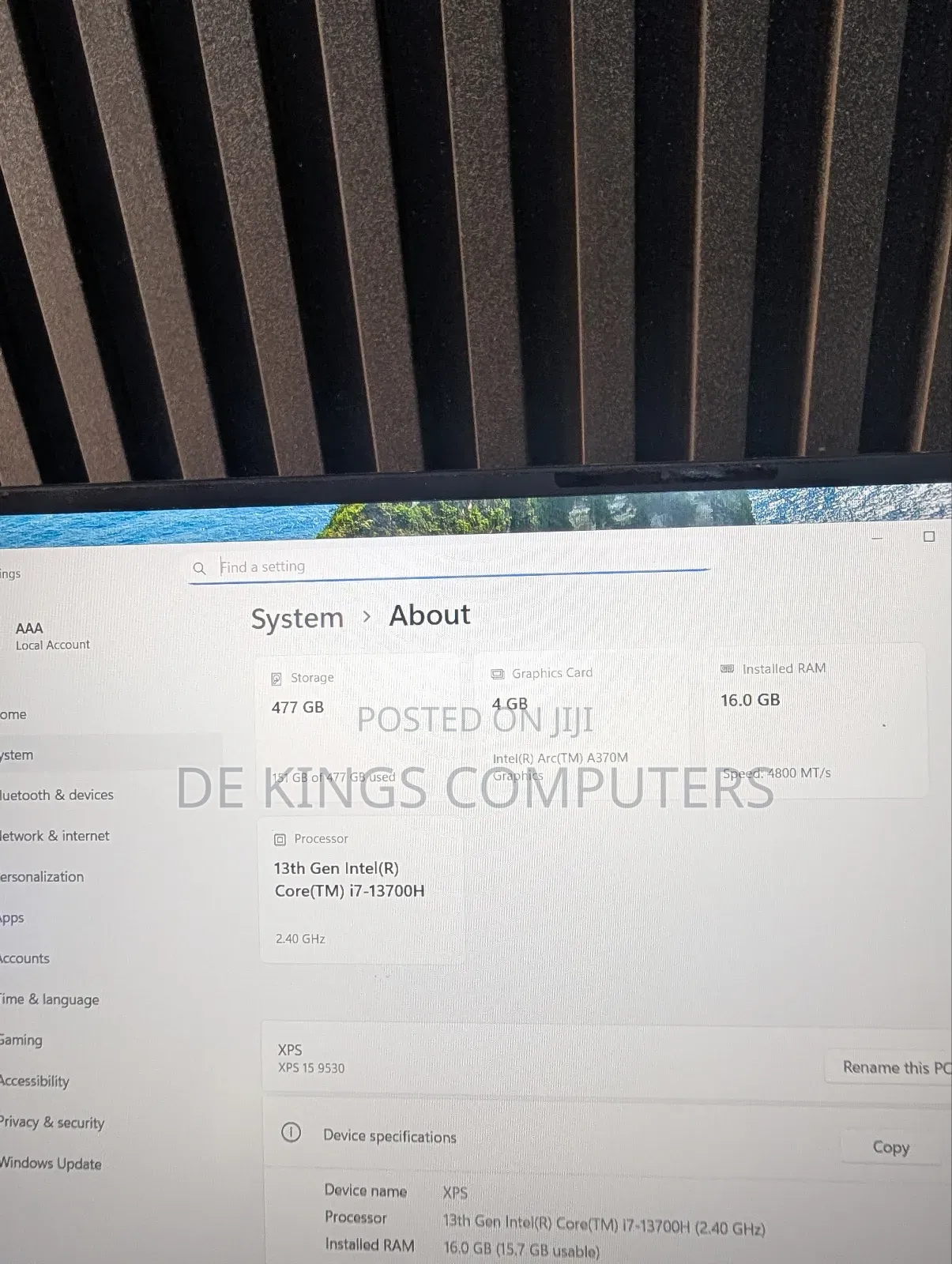 Laptop Dell XPS 15 9530 16GB Intel Core i7 SSD 512GB