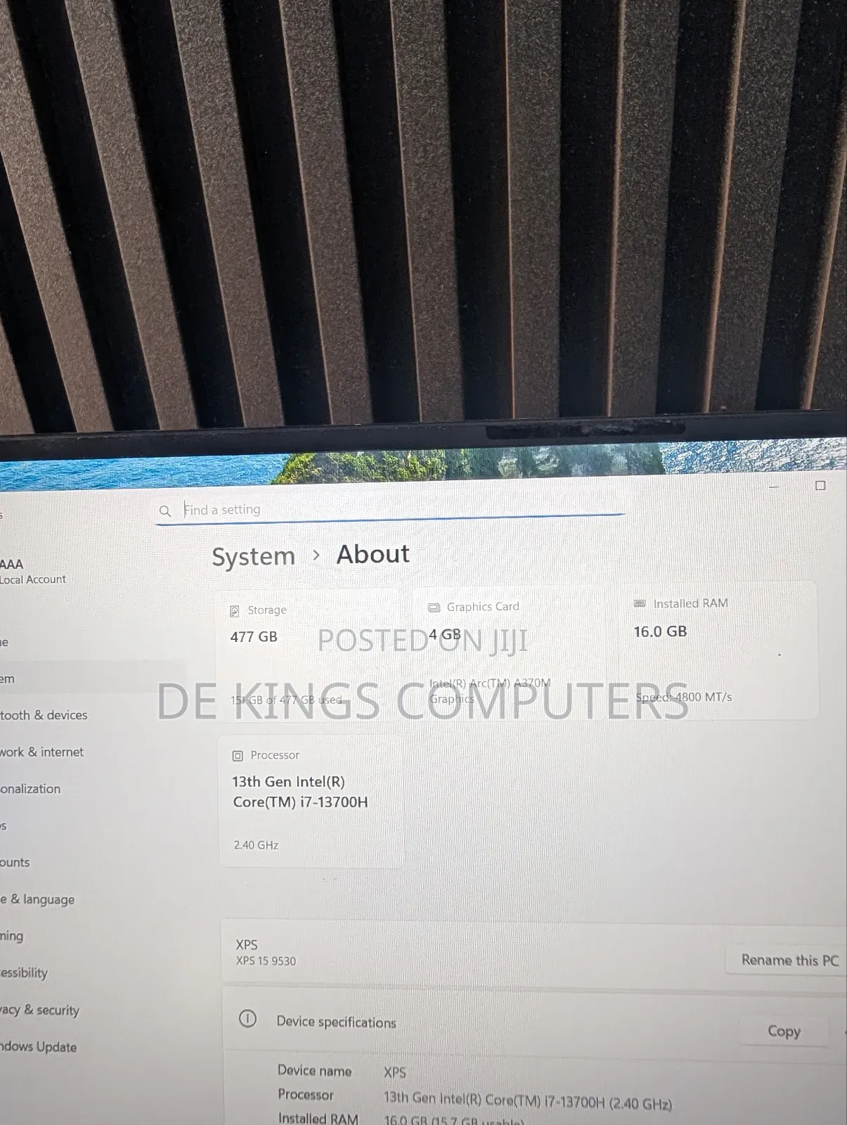 Laptop Dell XPS 15 9530 16GB Intel Core i7 SSD 512GB
