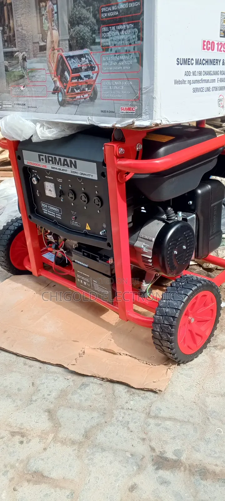 Original Firman Generator 12990 100% Copper Coil 12.5 Kva