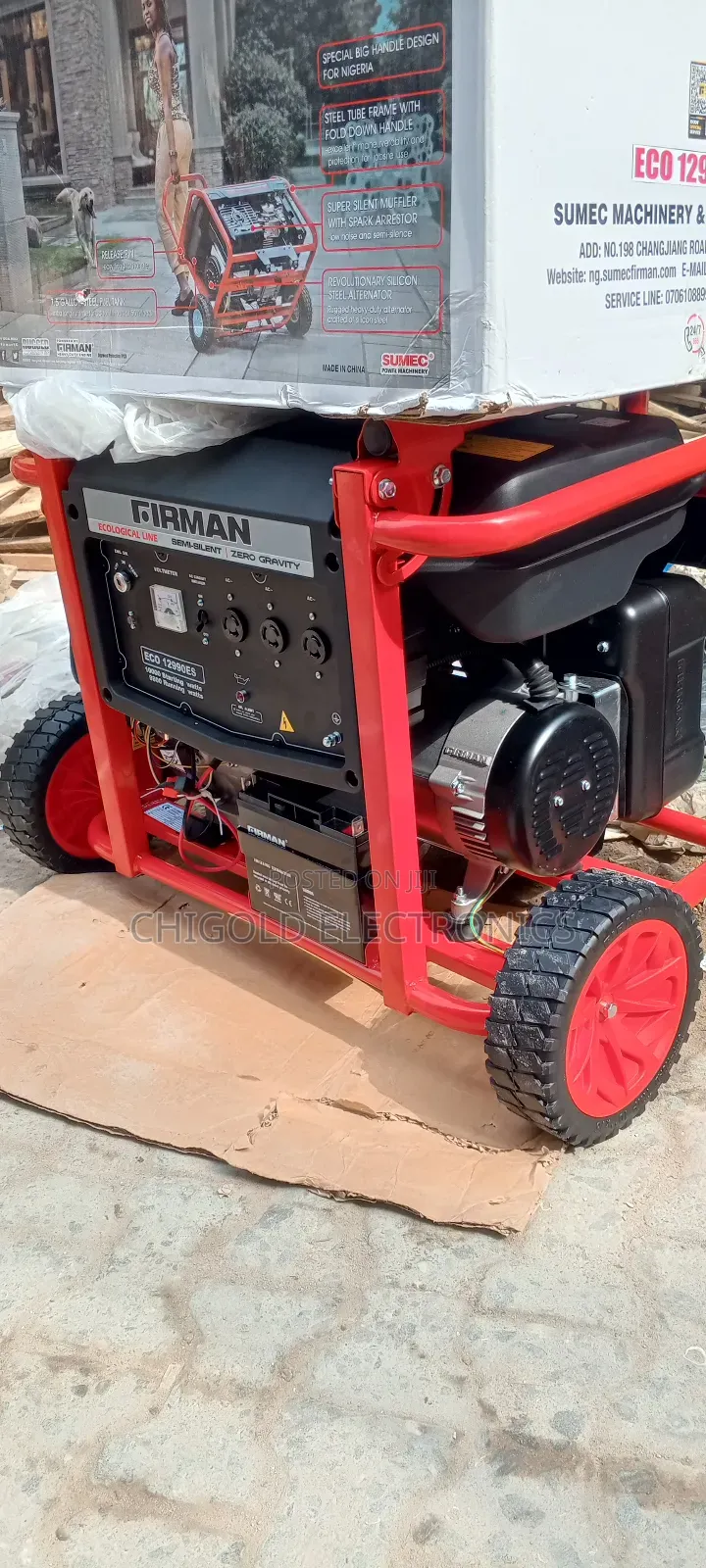 Original Firman Generator 12.5 Kva Model 12990 100% Copper Coin