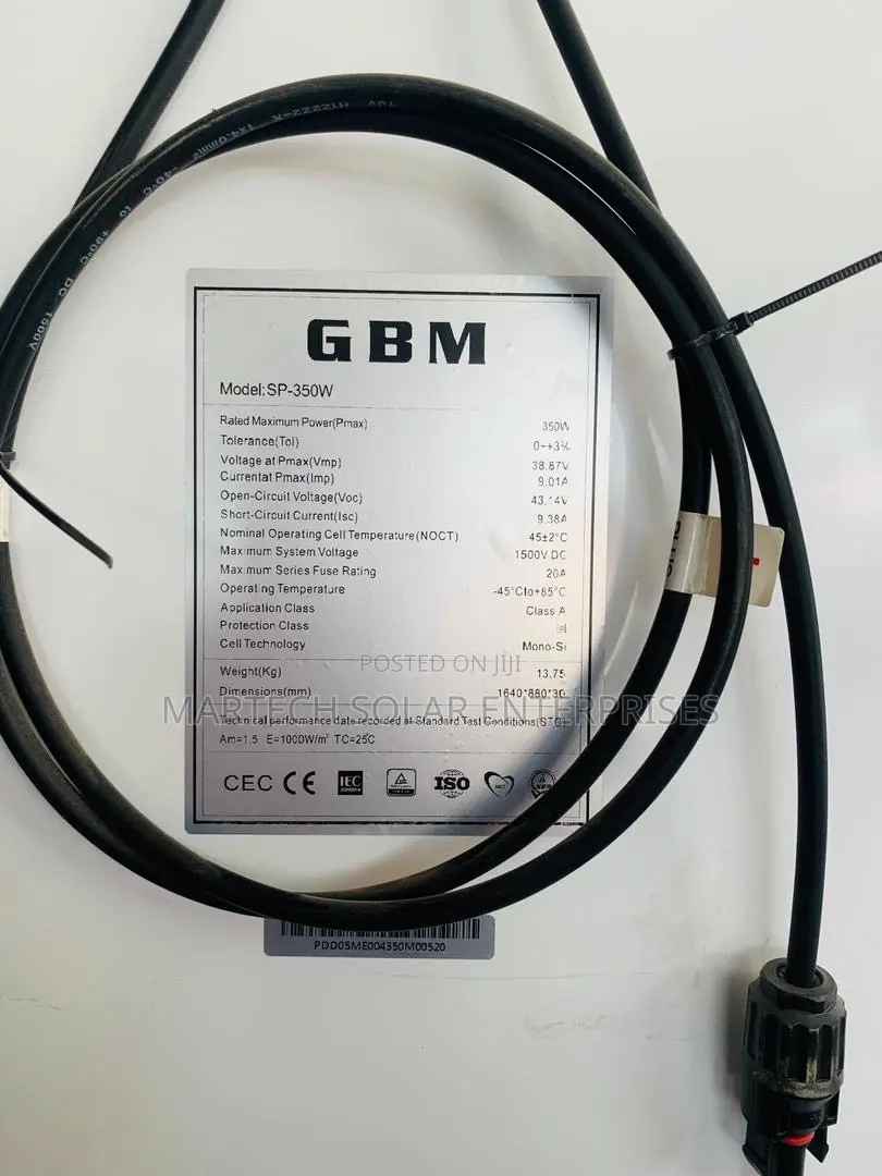 350w GBM Solar Panel 24v With Guarantee