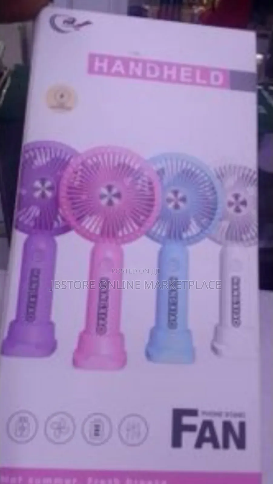 Hangxiao Portable Mini Usb Rechargeable Handheld Fan