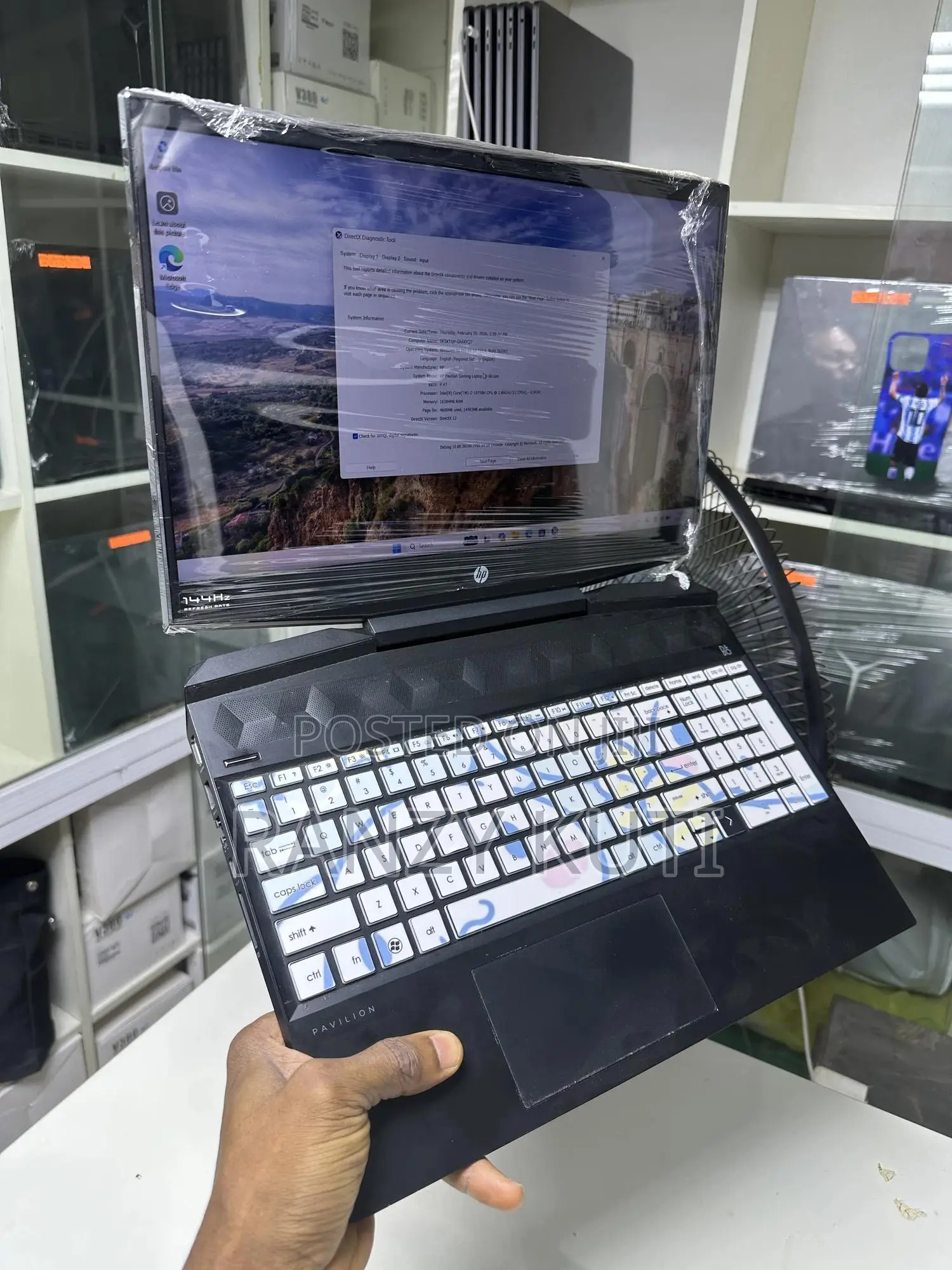 Laptop HP Pavilion Gaming Laptop 15-dk2xxx 16GB Intel Core i7 SSD 512GB