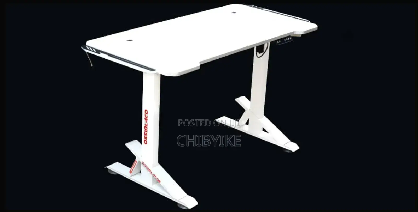 1.2mmtr Adjustable Table Wood Top Ossibelanco