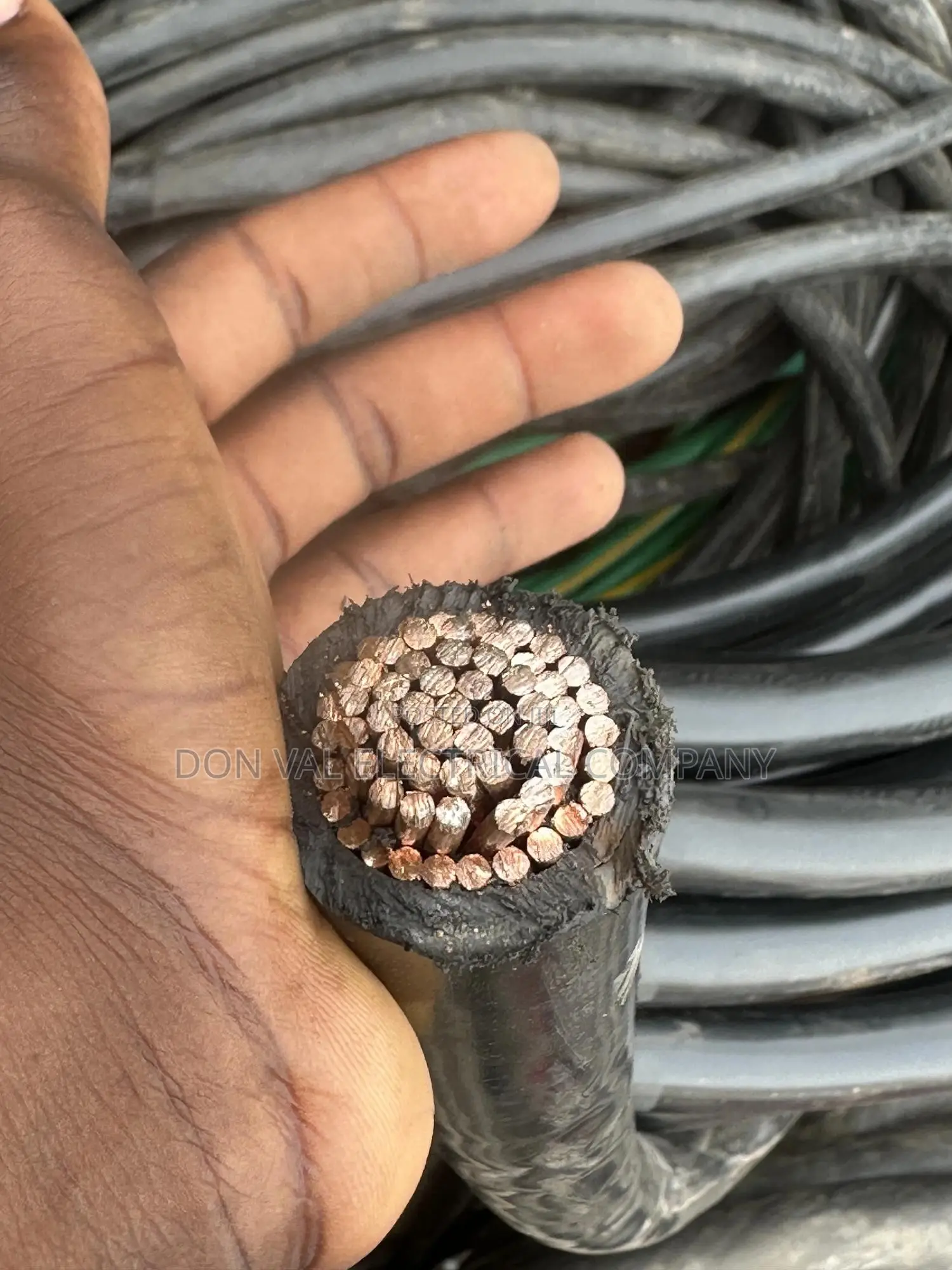 High Quality 500mmx1core PVC PVC Copper Power Cable