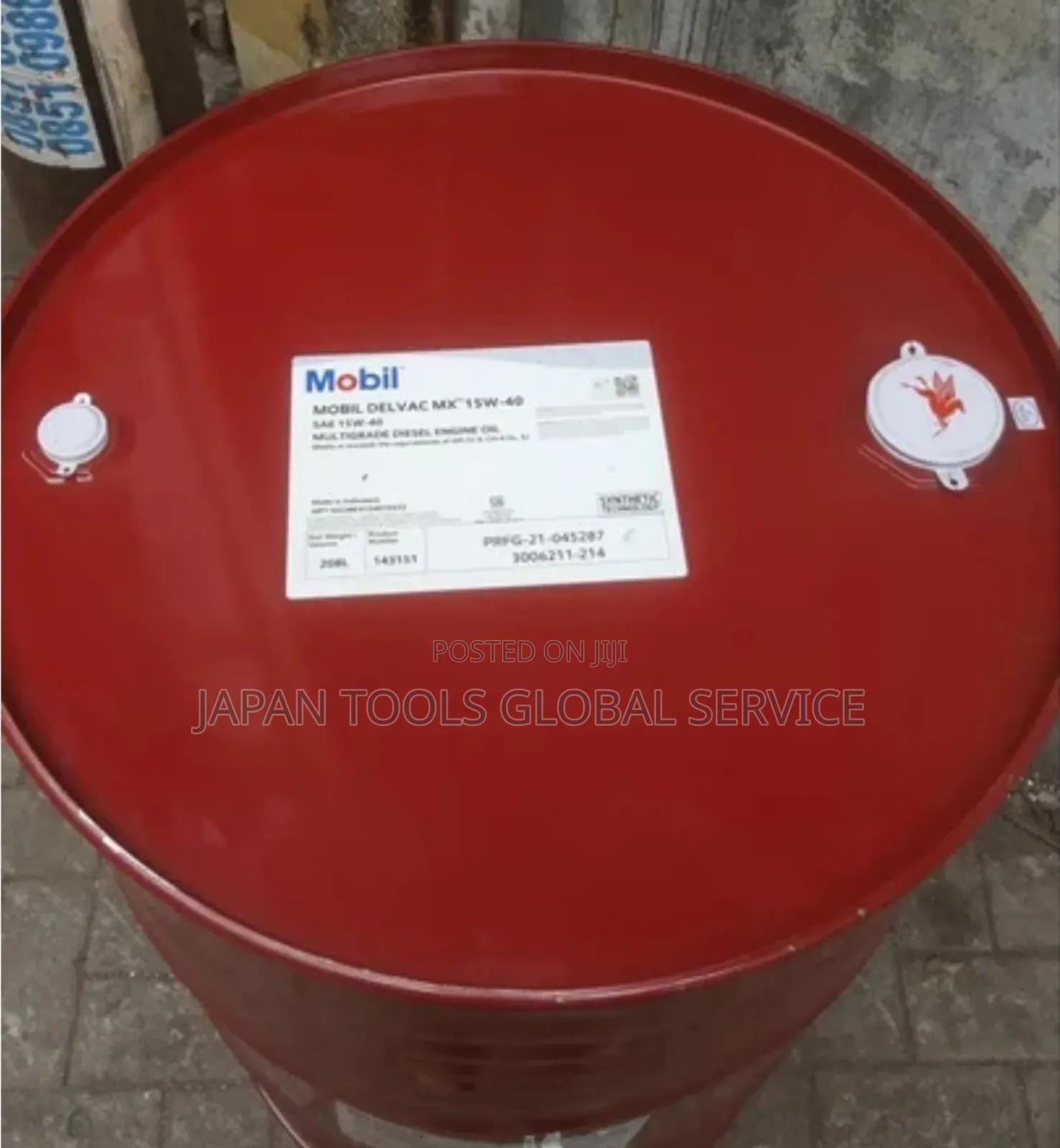 Mobil Delvac Mx 15w - 40 Engine Oil Drum