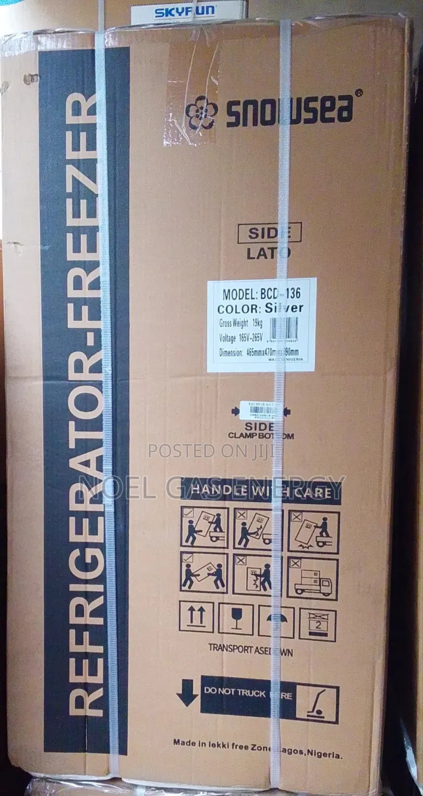 Snowsea Bd-136 Double Door Refrigerator