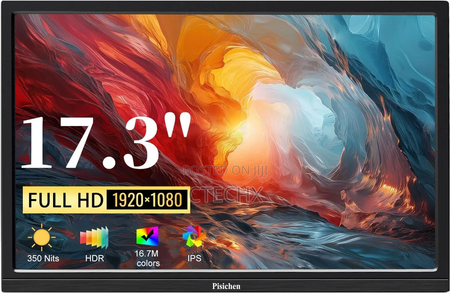 Portable Monitor 17.3 Full Hd 1920x1080p Ips Screen Hdmi Usb Typec