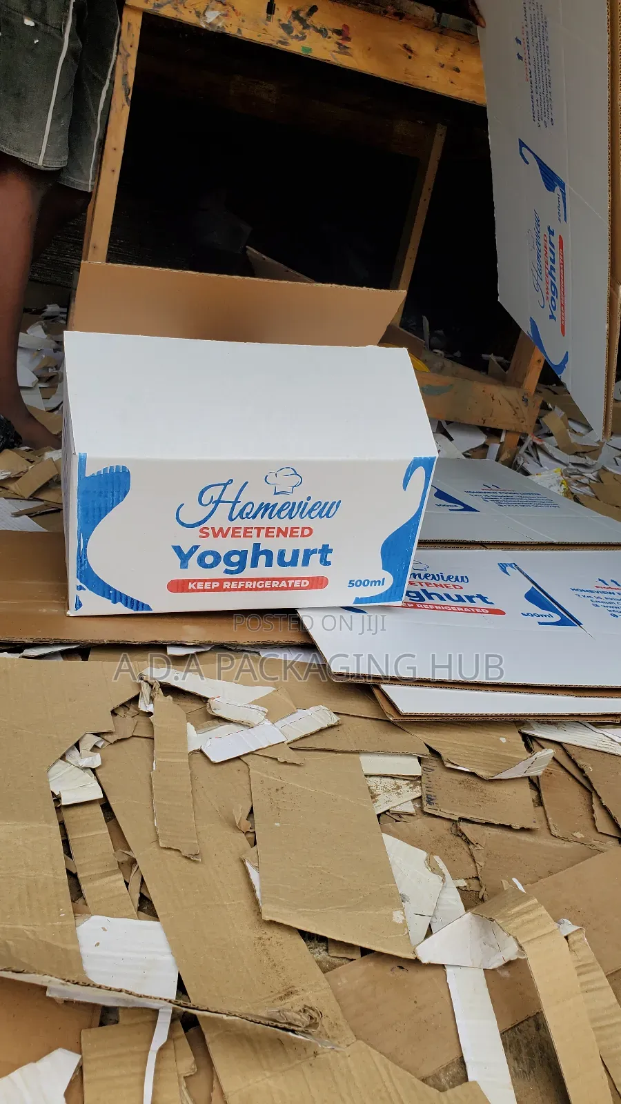 Branded White Carton Box
