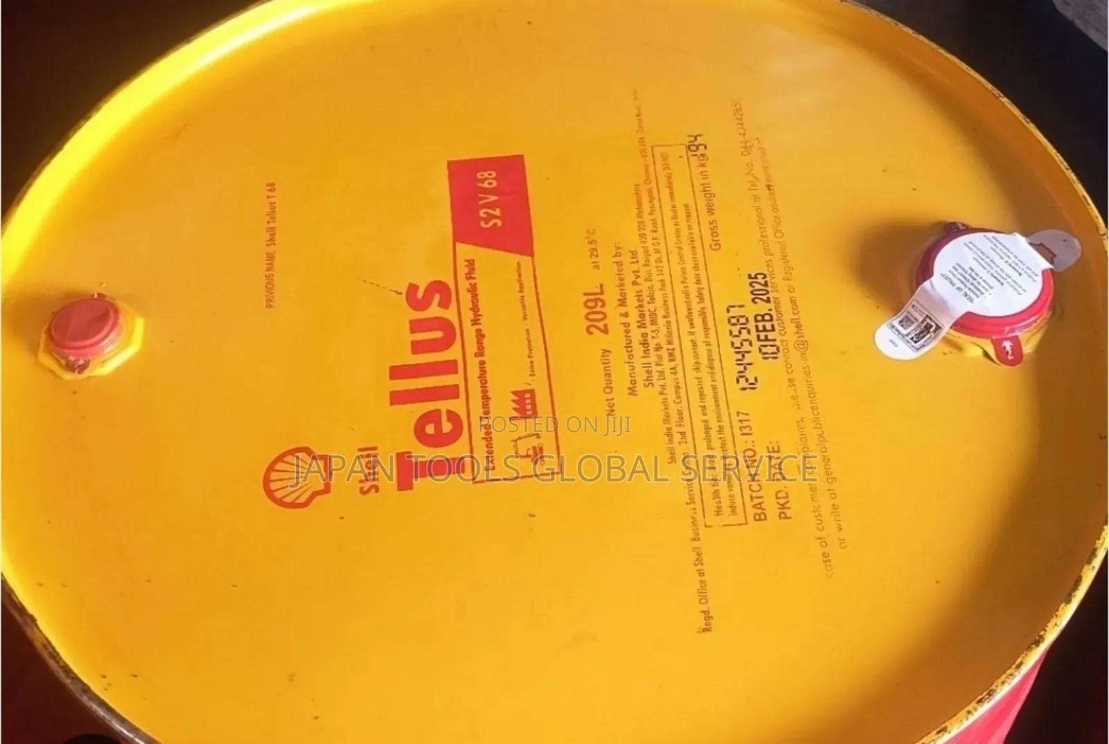 Shell Tellus S2 v 68 Hydraulic Oil (209 Litre)