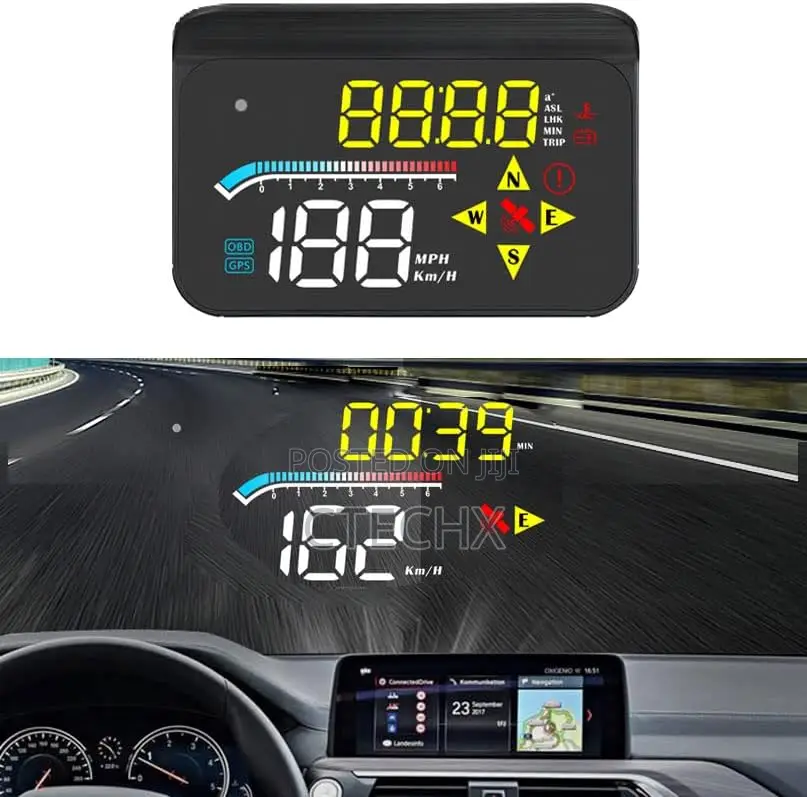 Zalati Hud Head-Up Display Dual-Mode GPS Obd Reflection Projection