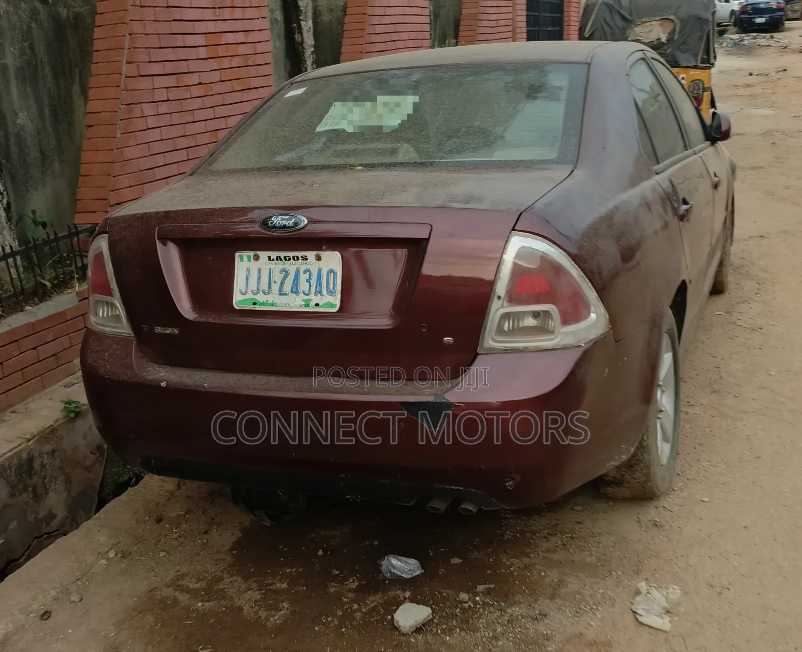 Ford Fusion 2008 Maroon