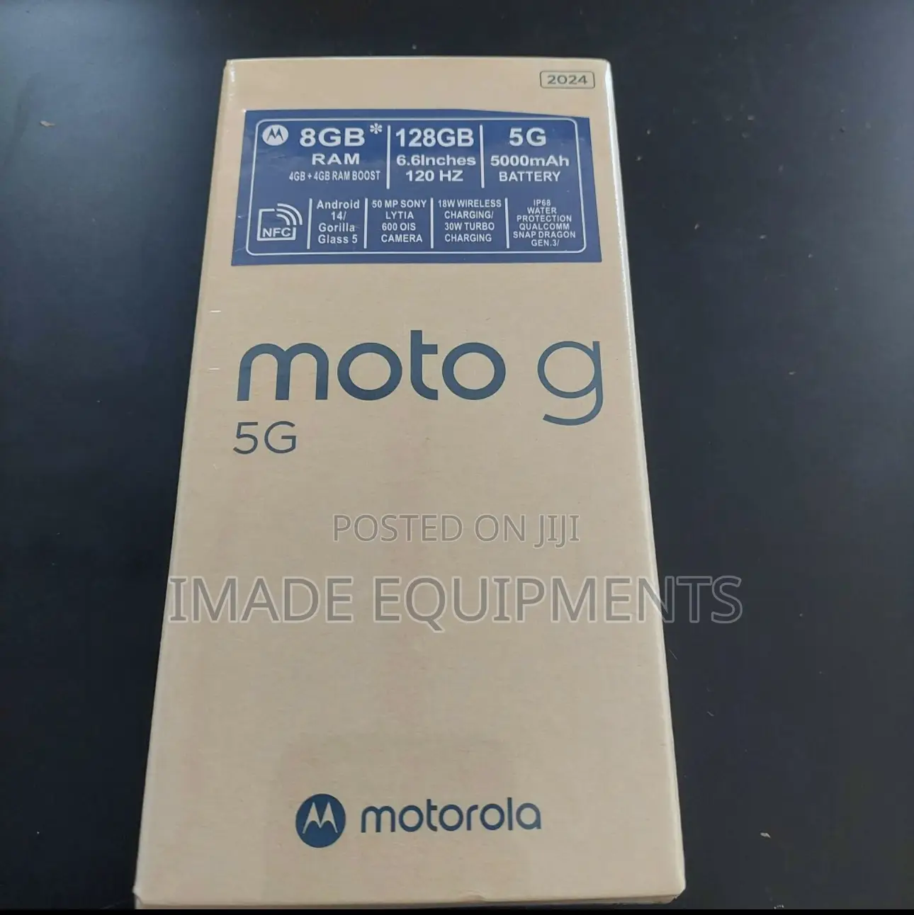 New Motorola Moto G 5G 128 GB Black