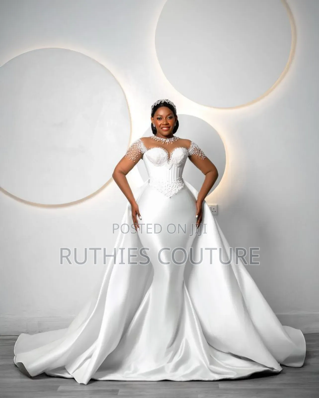 Mermaid With Detachable Train Wedding Dress