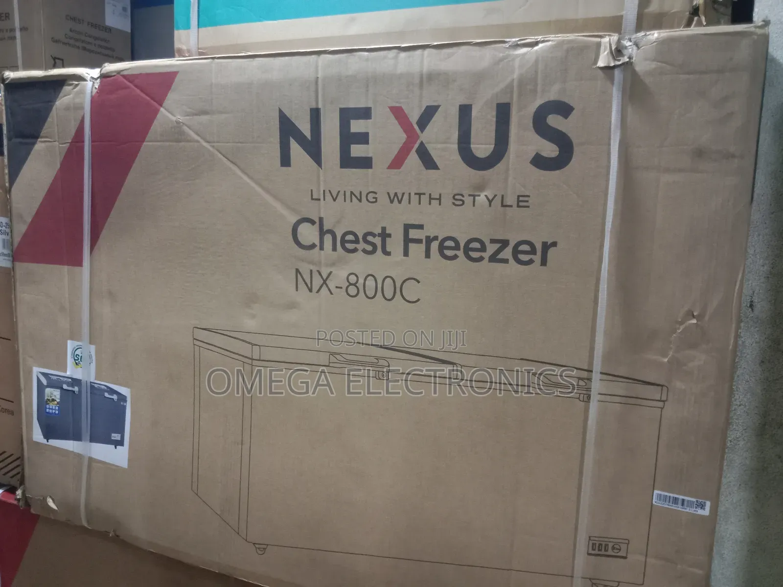 Nexus Chest Freezer Low Voltage 6ft Double Door