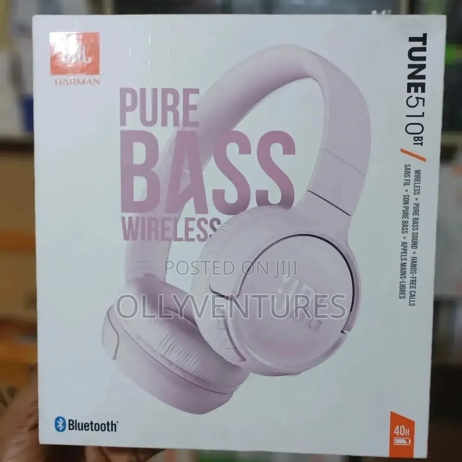 JBL Tune510 Pure Bass Wireless Headset