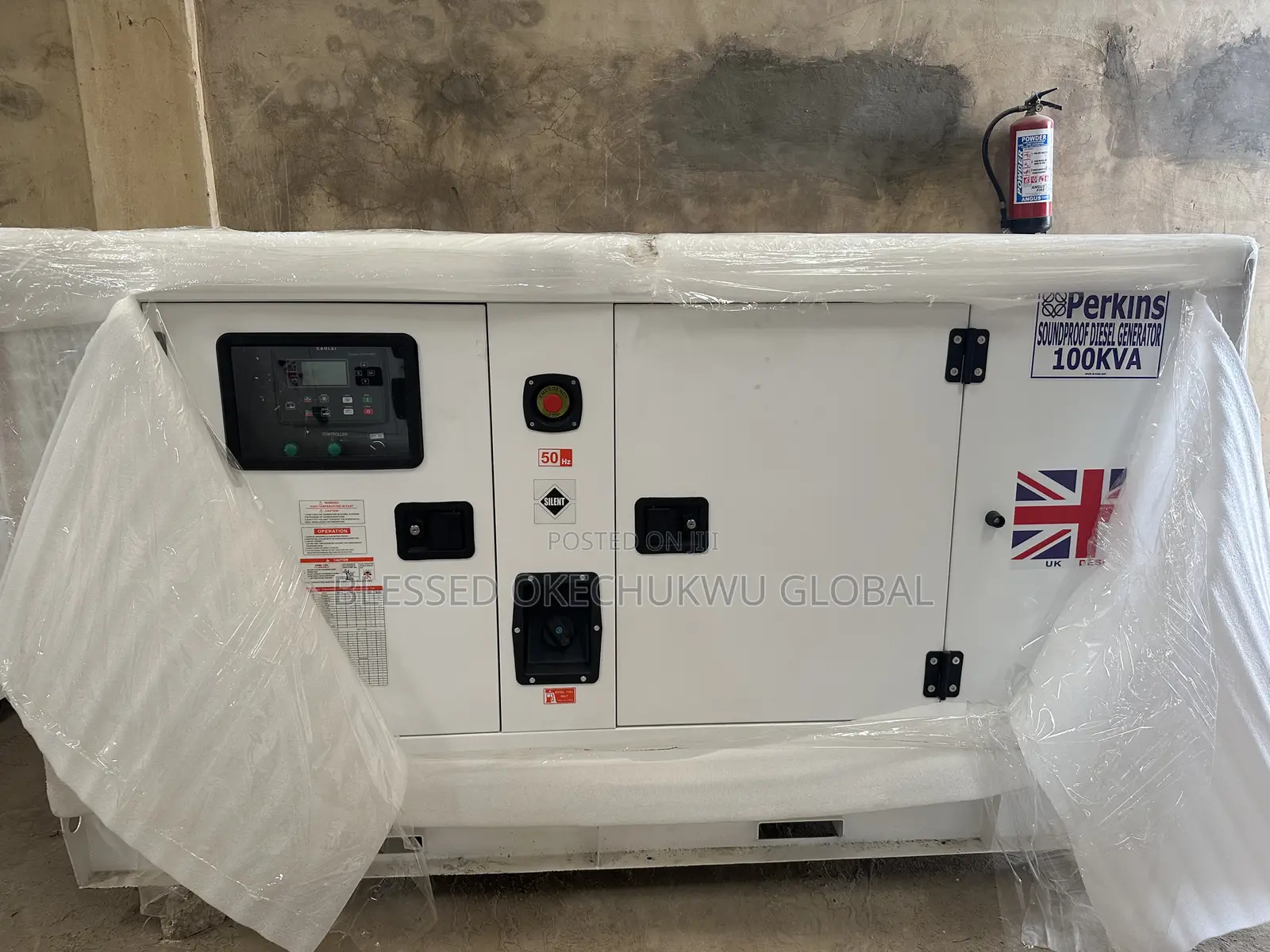 Sp100kva Perkins Soundproof Generator With Warranty Confirm Uk