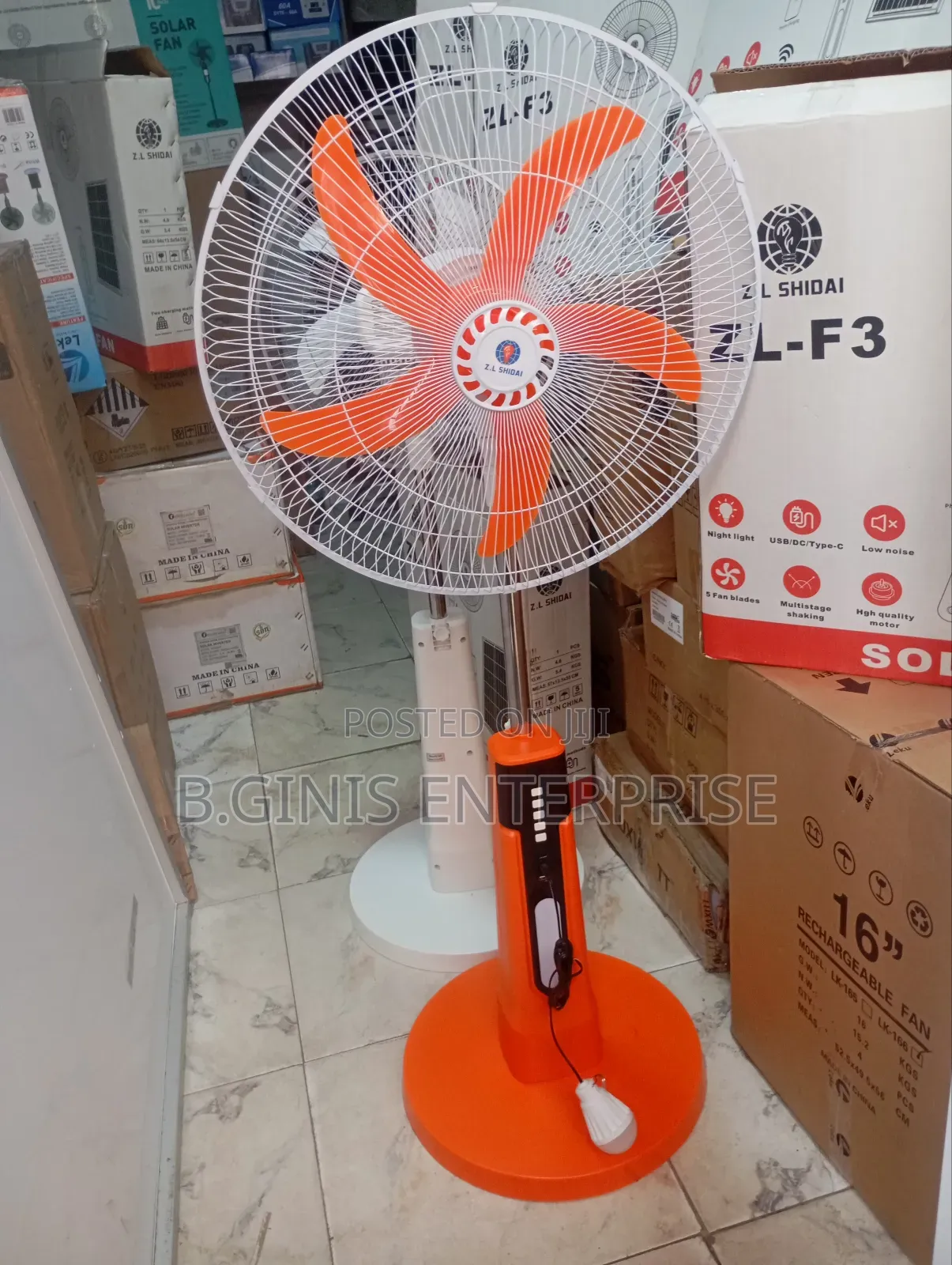18 Inches Solar Fan