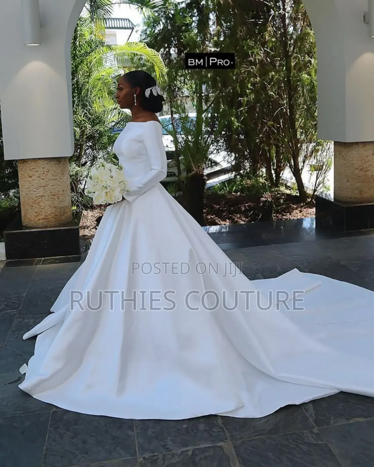 Silk Ball Wedding Dress Gown