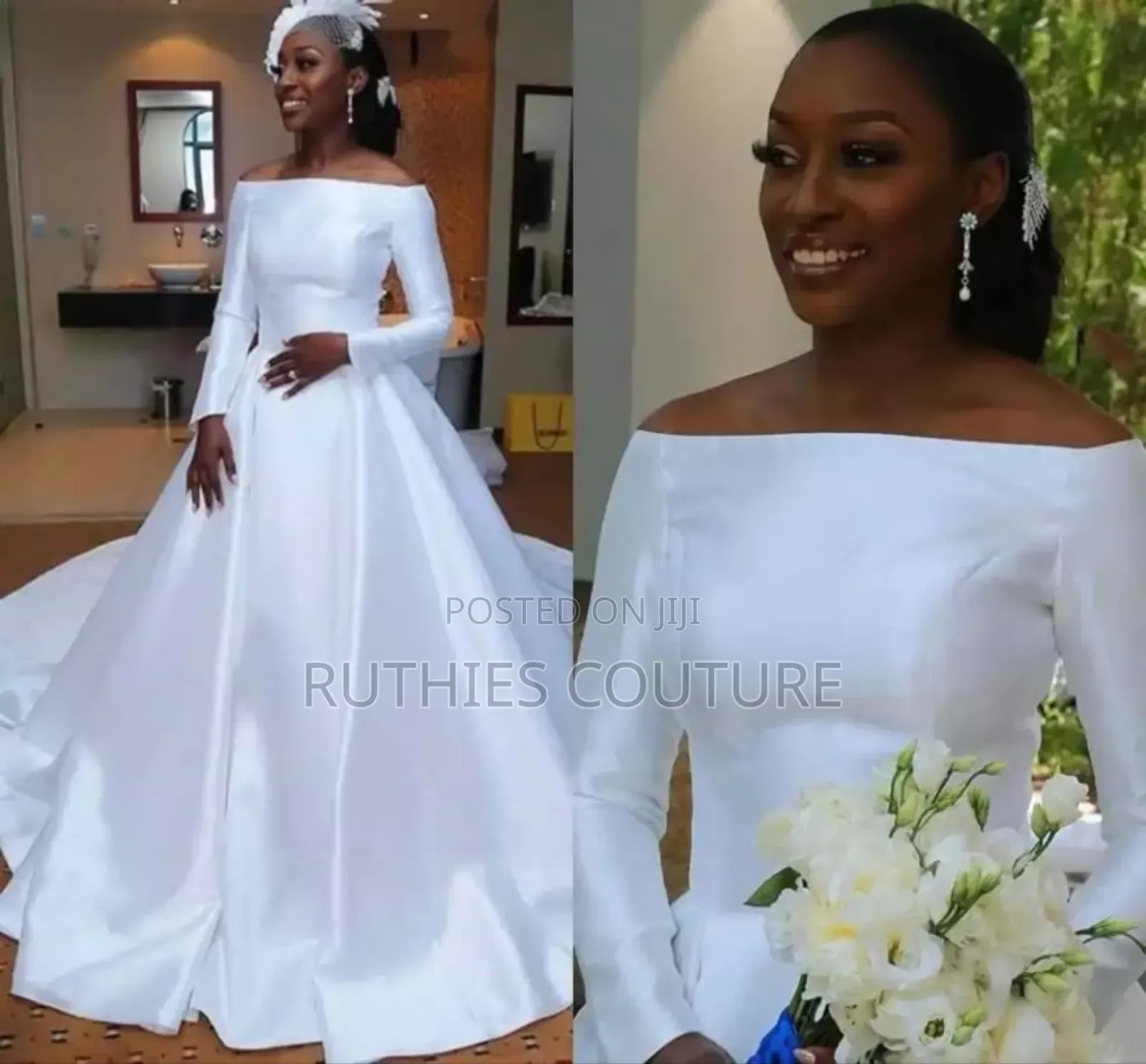 Silk Ball Wedding Dress Gown