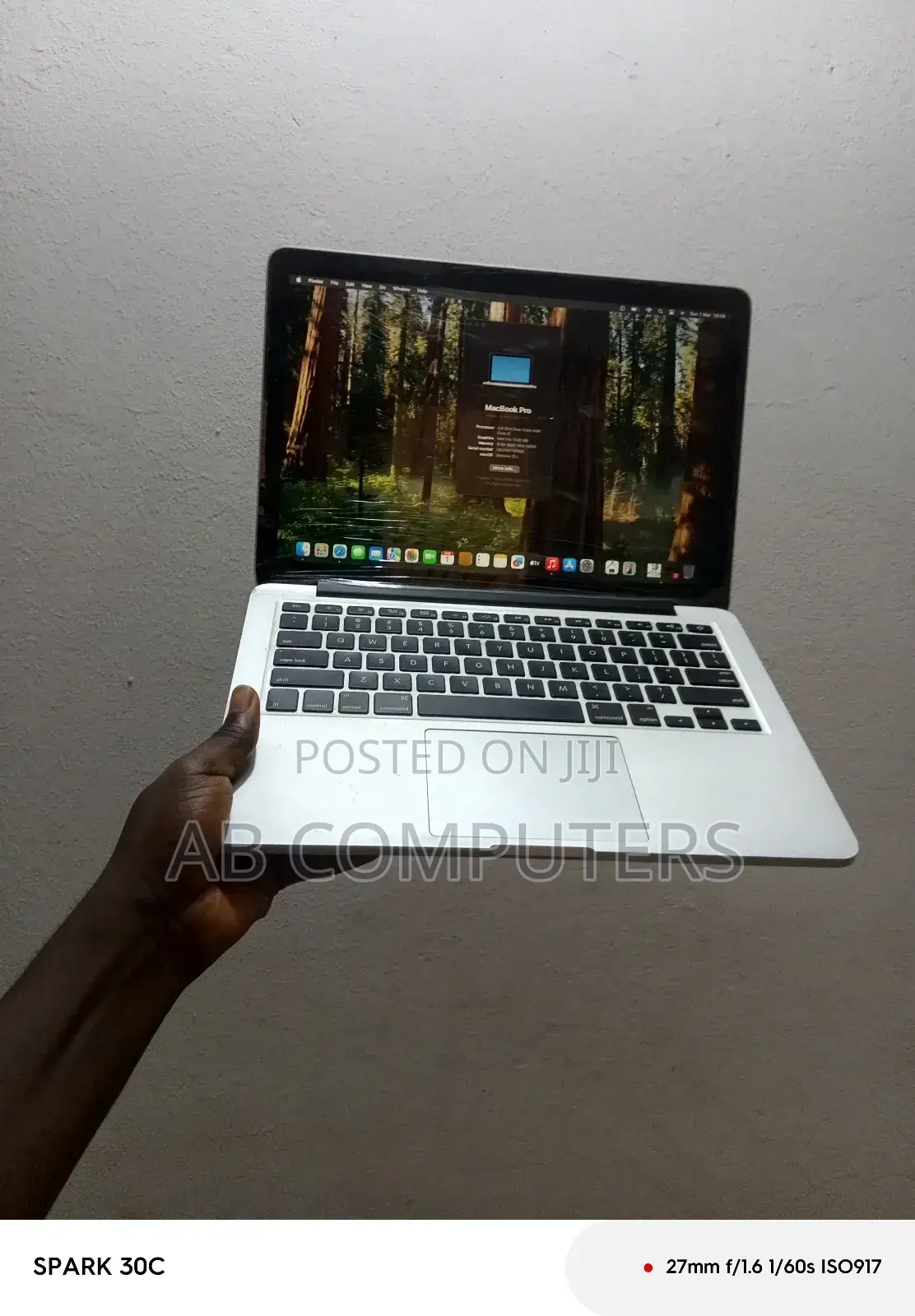 Laptop Apple MacBook Pro 2014 8GB Intel Core i5 SSD 256GB