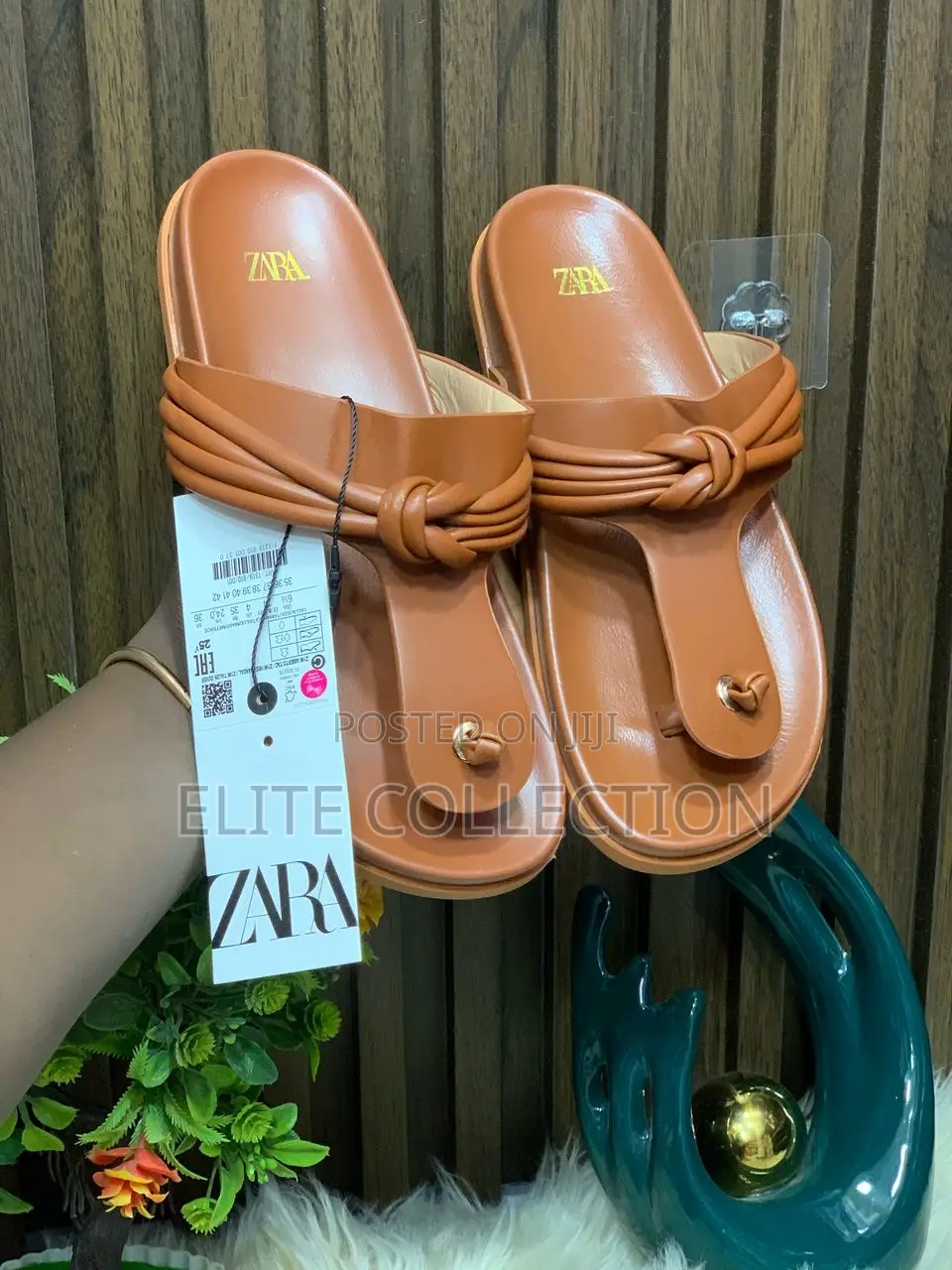 Zara Slide* *Size : 37-42 : As Displayed