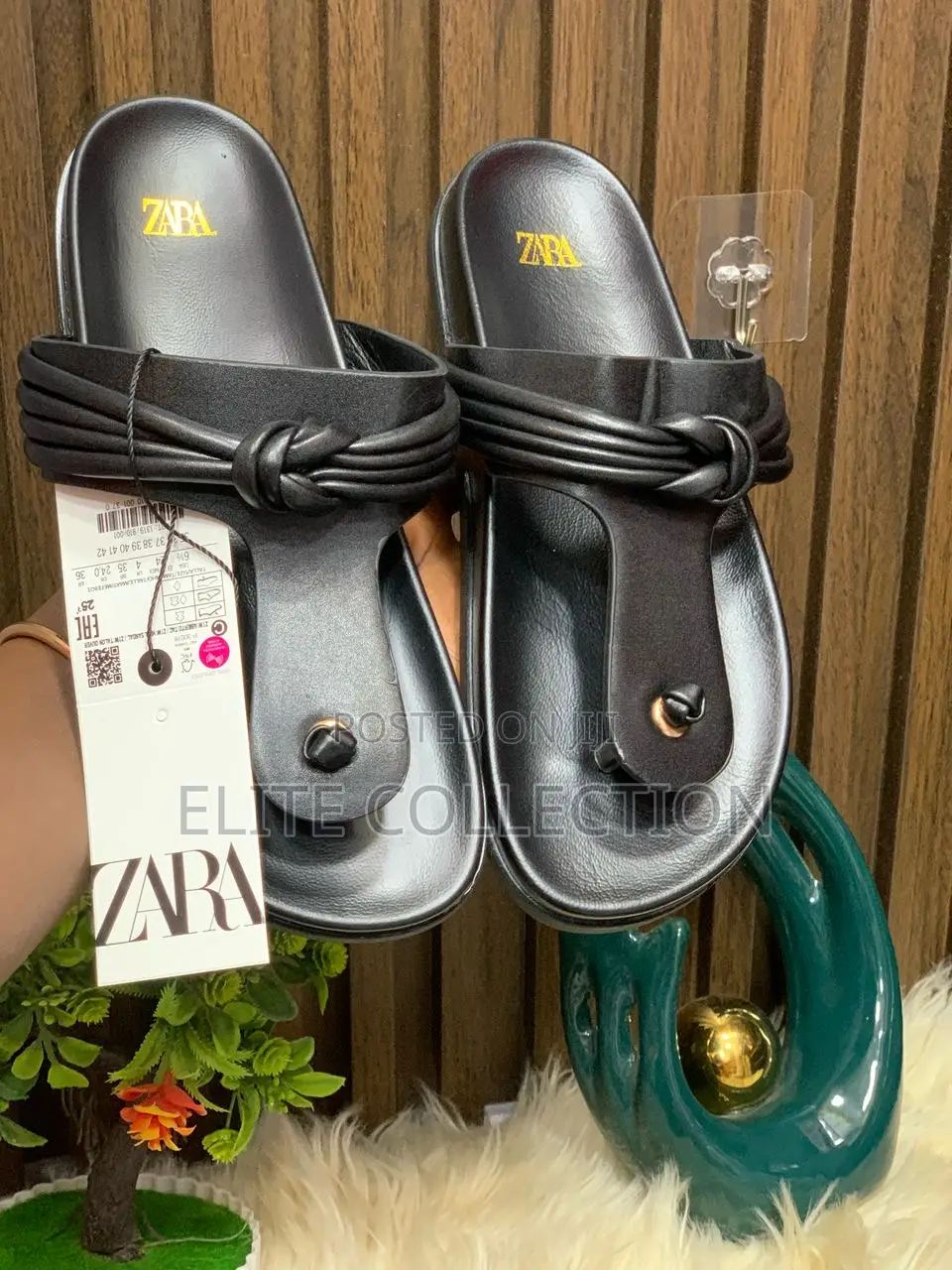 Zara Slide* *Size : 37-42 : As Displayed