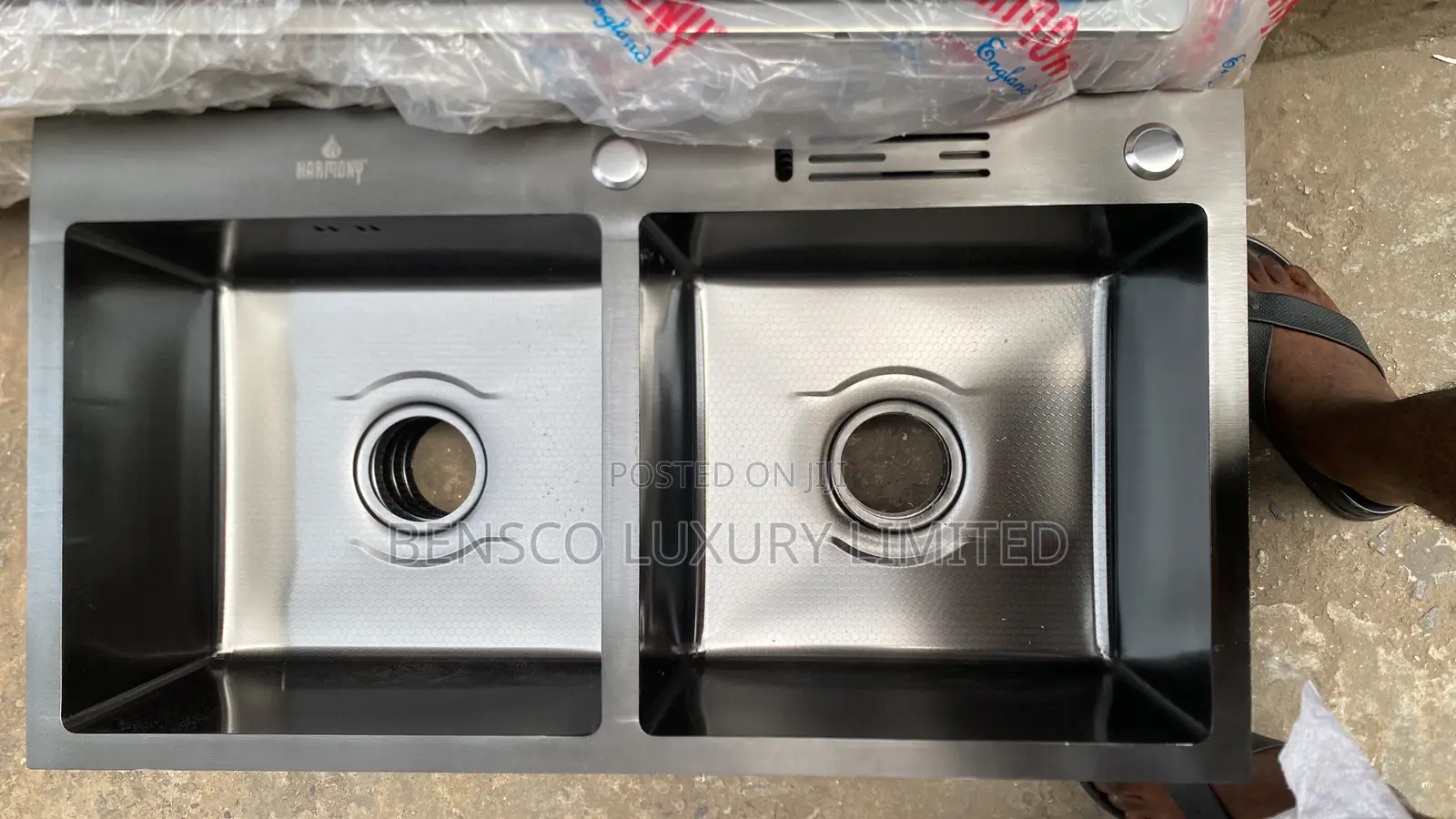 Luxury Double Bowl Stainless Steel Kitchen Sink – Heavy Duty 304 Grade