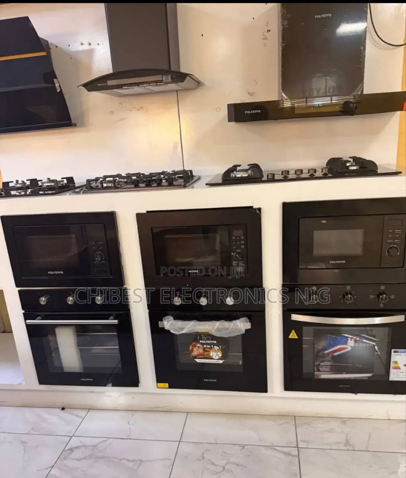 Original Polystar Premium Built-in Luxury Set of Kitchen Appliances