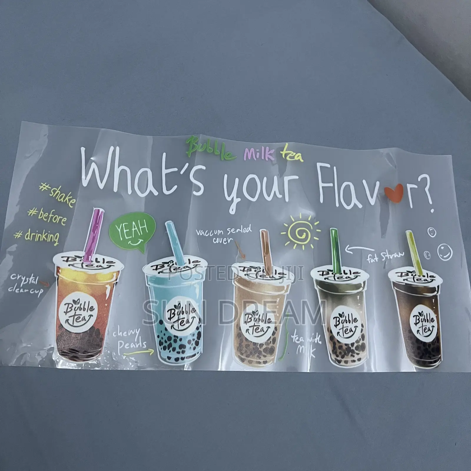 Milk Tea Shop Decoration Bubble Tea Stickers Juice Bar Sticker