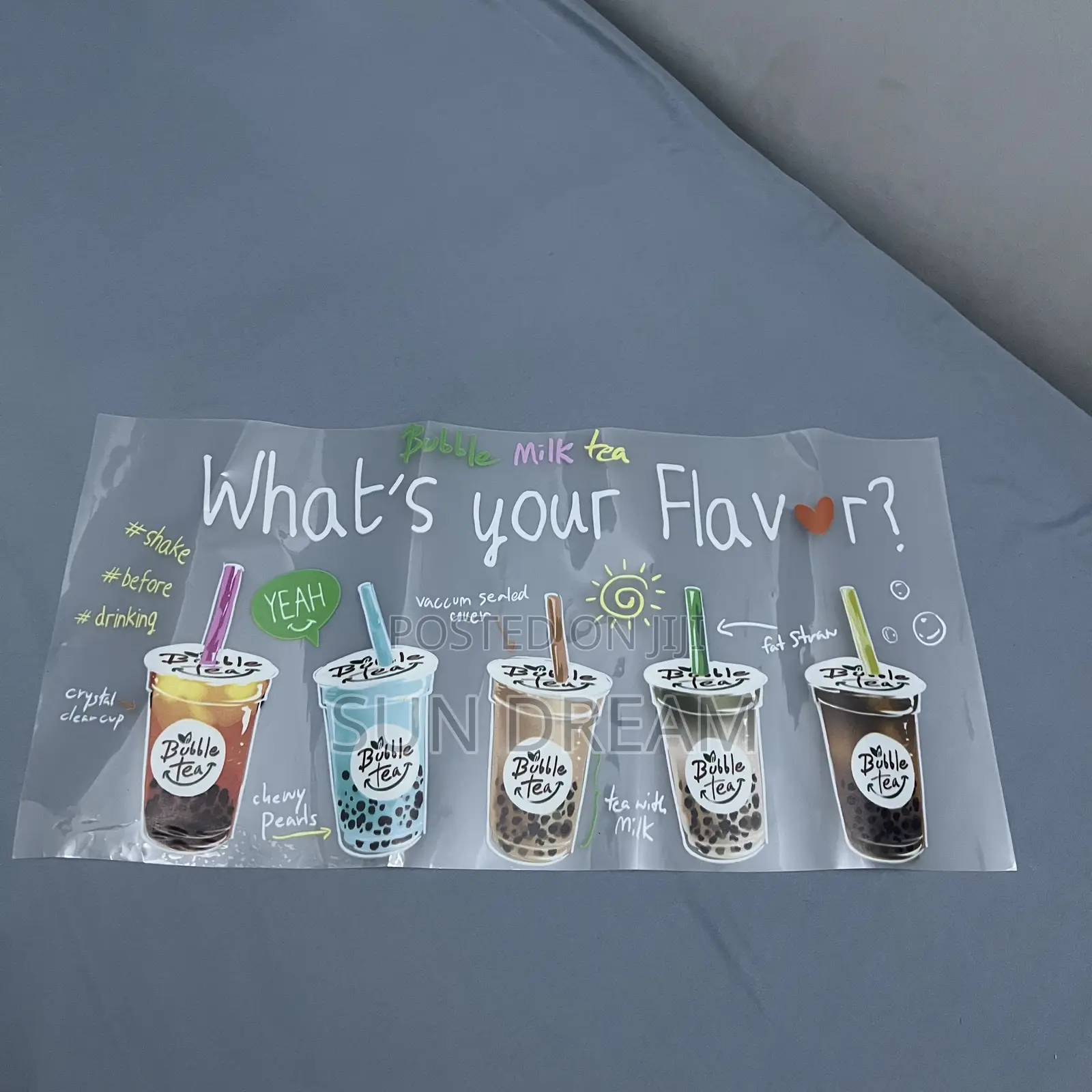 Milk Tea Shop Decoration Bubble Tea Stickers Juice Bar Sticker