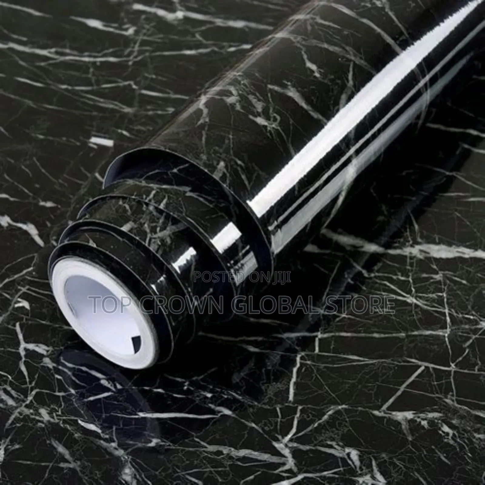 Black Marble Sticker Wallpaper