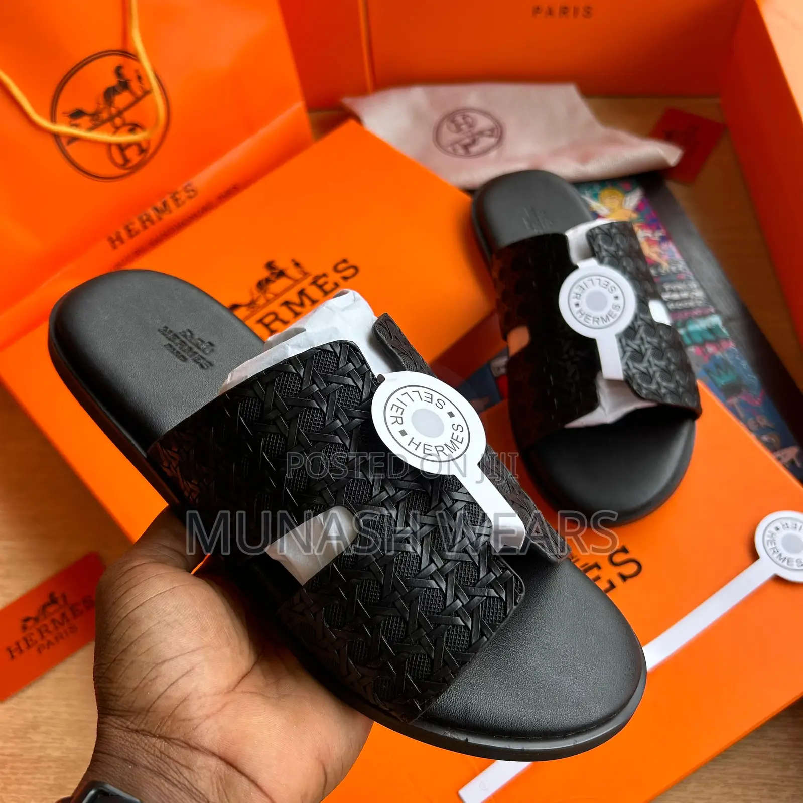 Hermes Leather Slipers 40-46 Available 2026 Collection