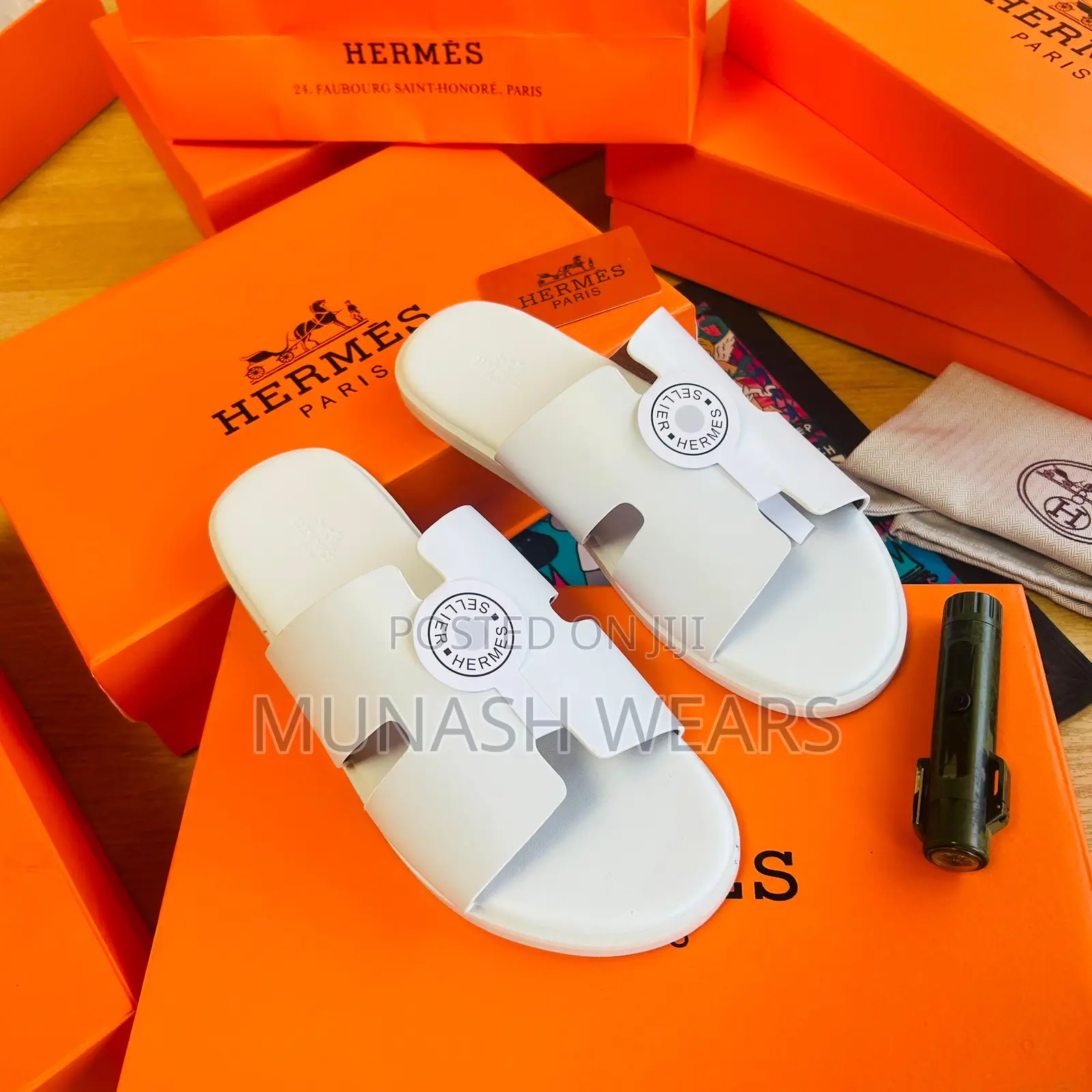 Hermes Leather Slipers 40-46 Available 2026 Collection