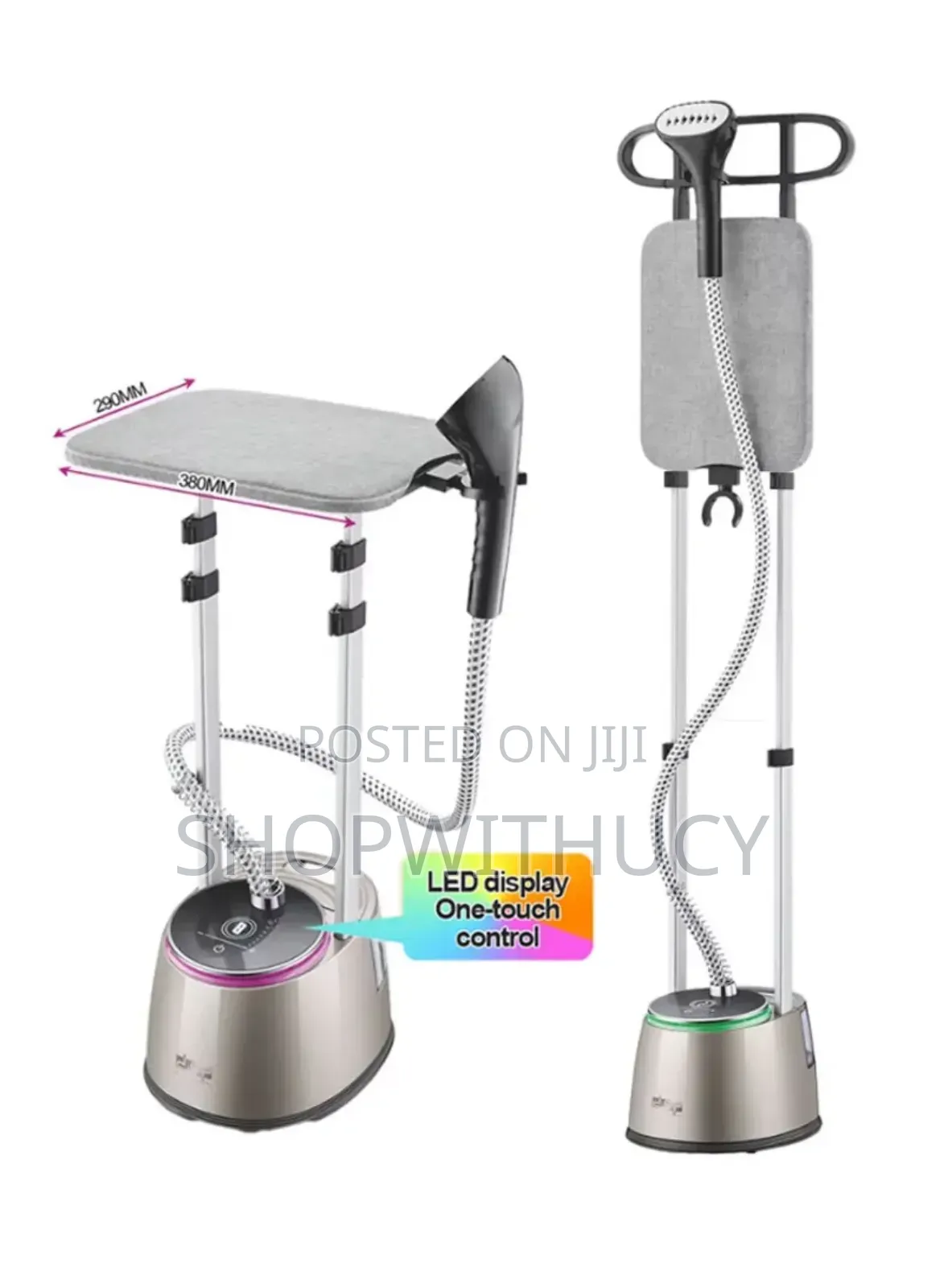 DSP Professional 2-in-1 Standing Garment Steamer