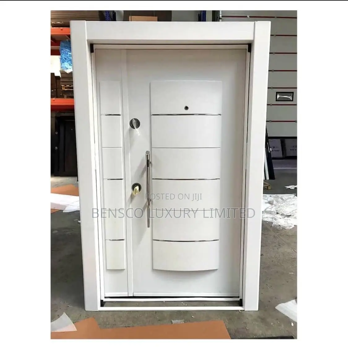 Premium White Executive Security Door (7ft Heavy Duty)