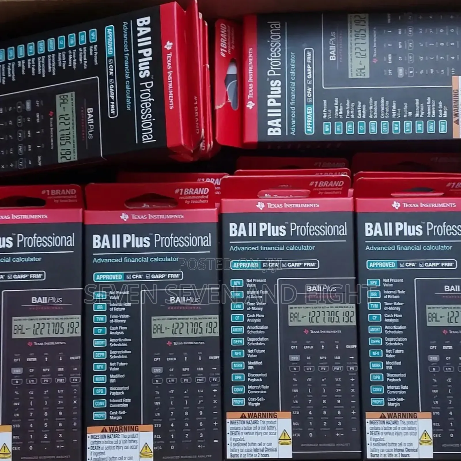 Ba Ii Plus Professional Calculator+Pouch+Free Extra Battery