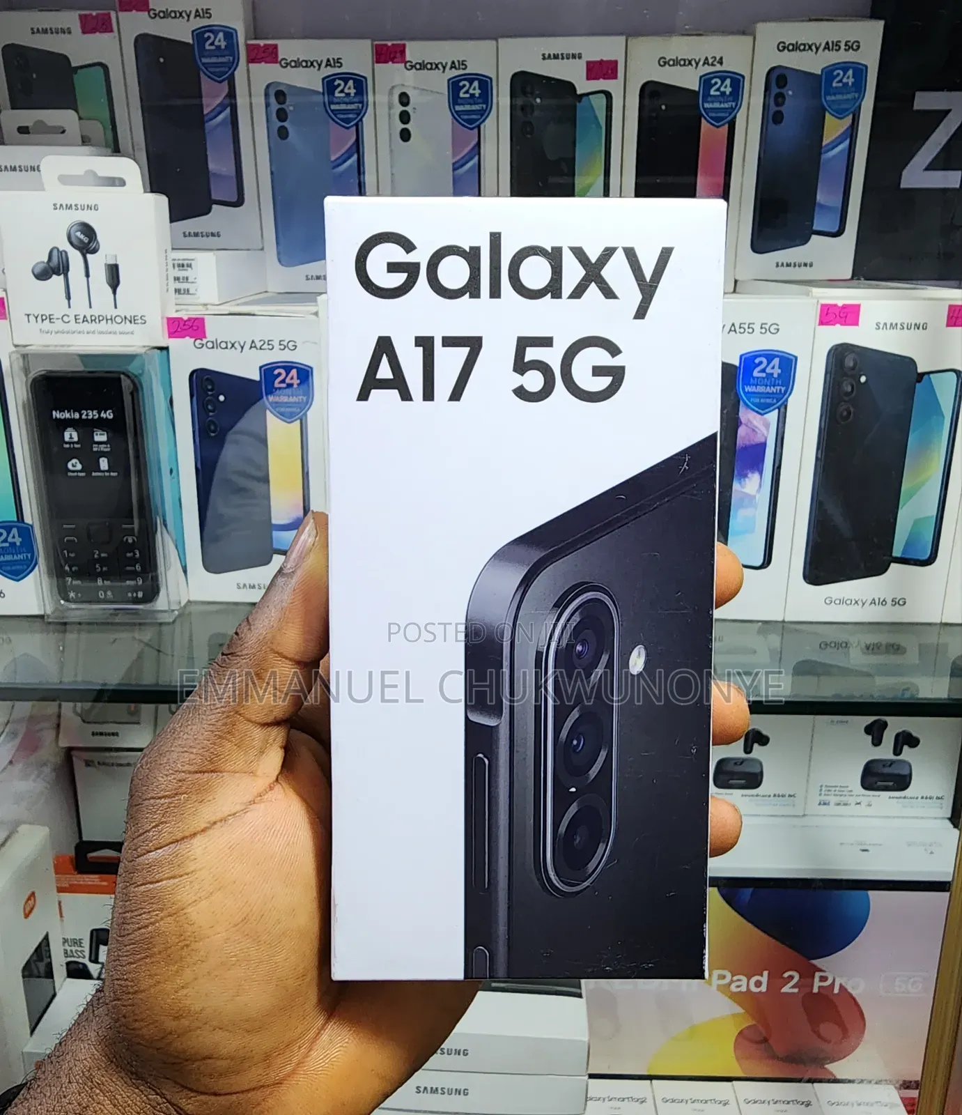 New Samsung Galaxy A17 5G 256 GB Black