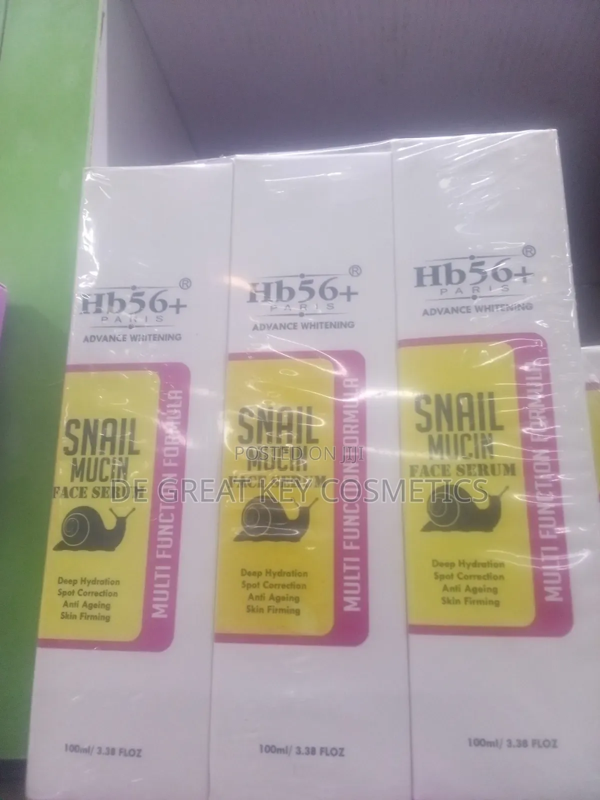 Hb56+ Advanced Whitening Snail Mucin Face Serum