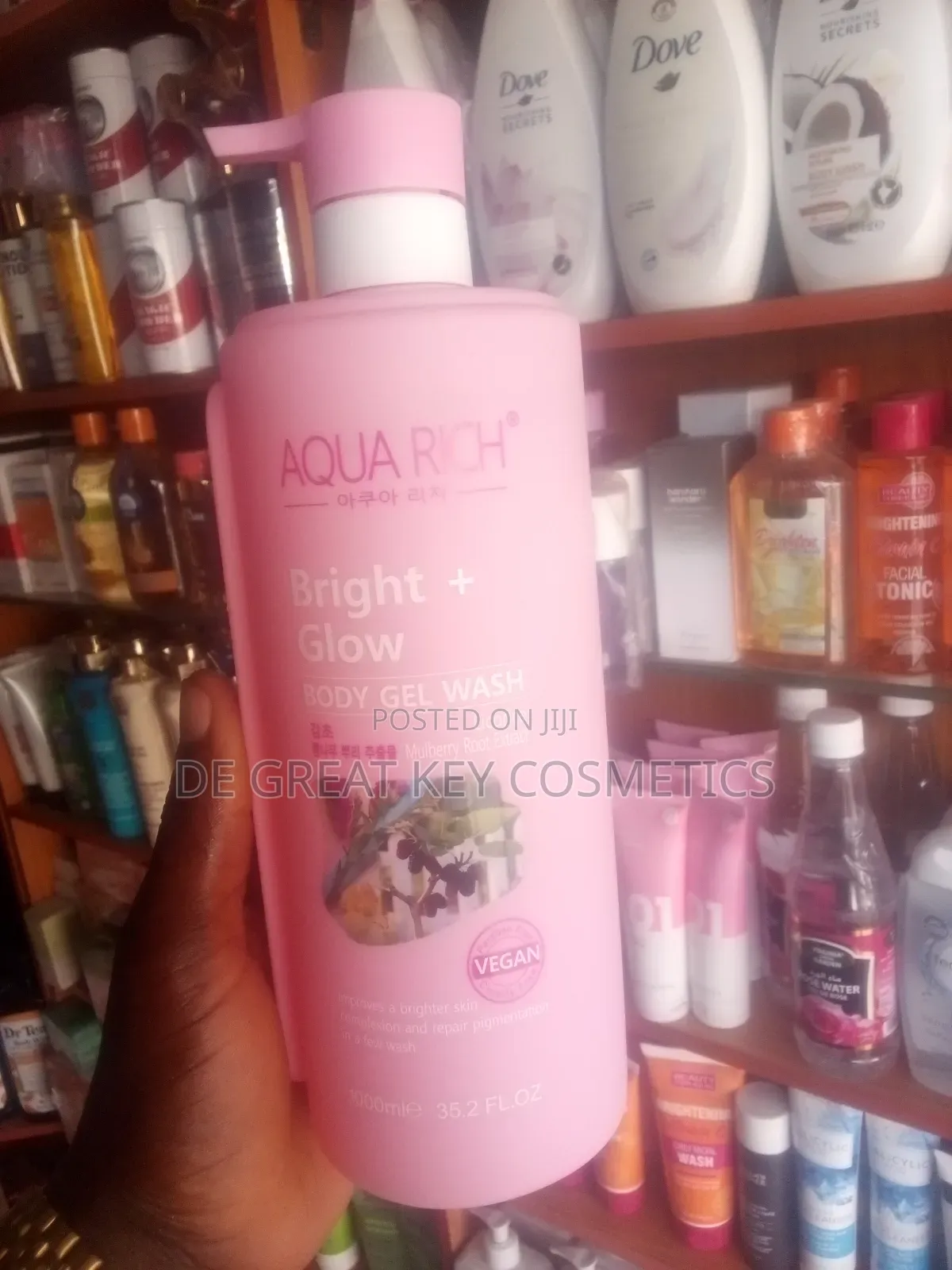Aqua Rich Bright+ Glow Body Gel Wash