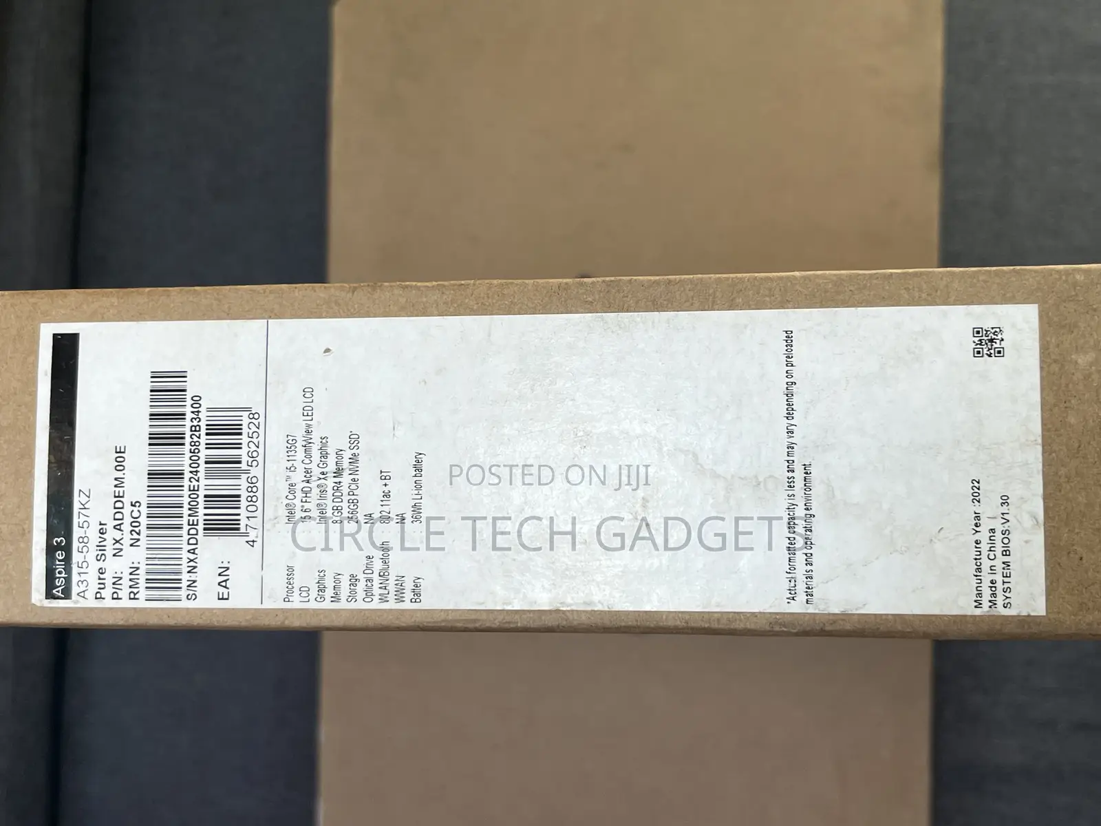 New Laptop Acer Aspire 3 8GB Intel Core i5 SSD 256GB