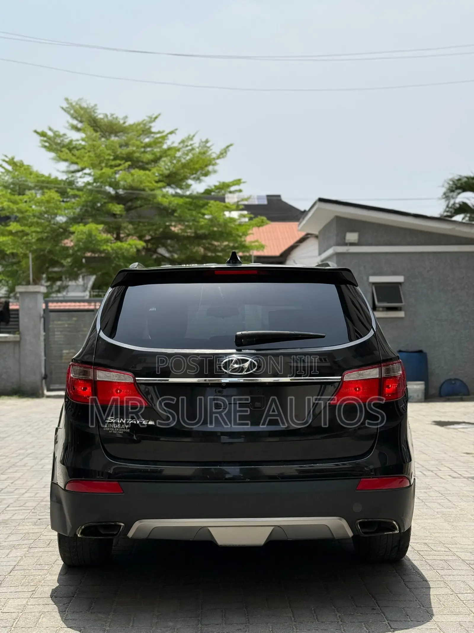 Hyundai Santa Fe SE AWD 2016 Black