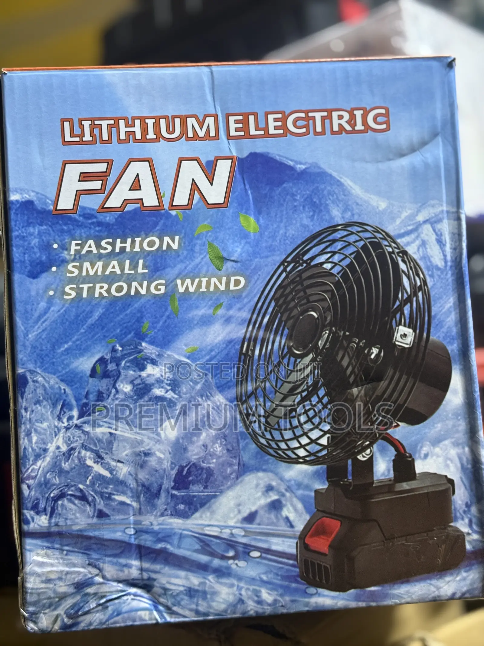 Rechargeable Fan With 2 Batteries