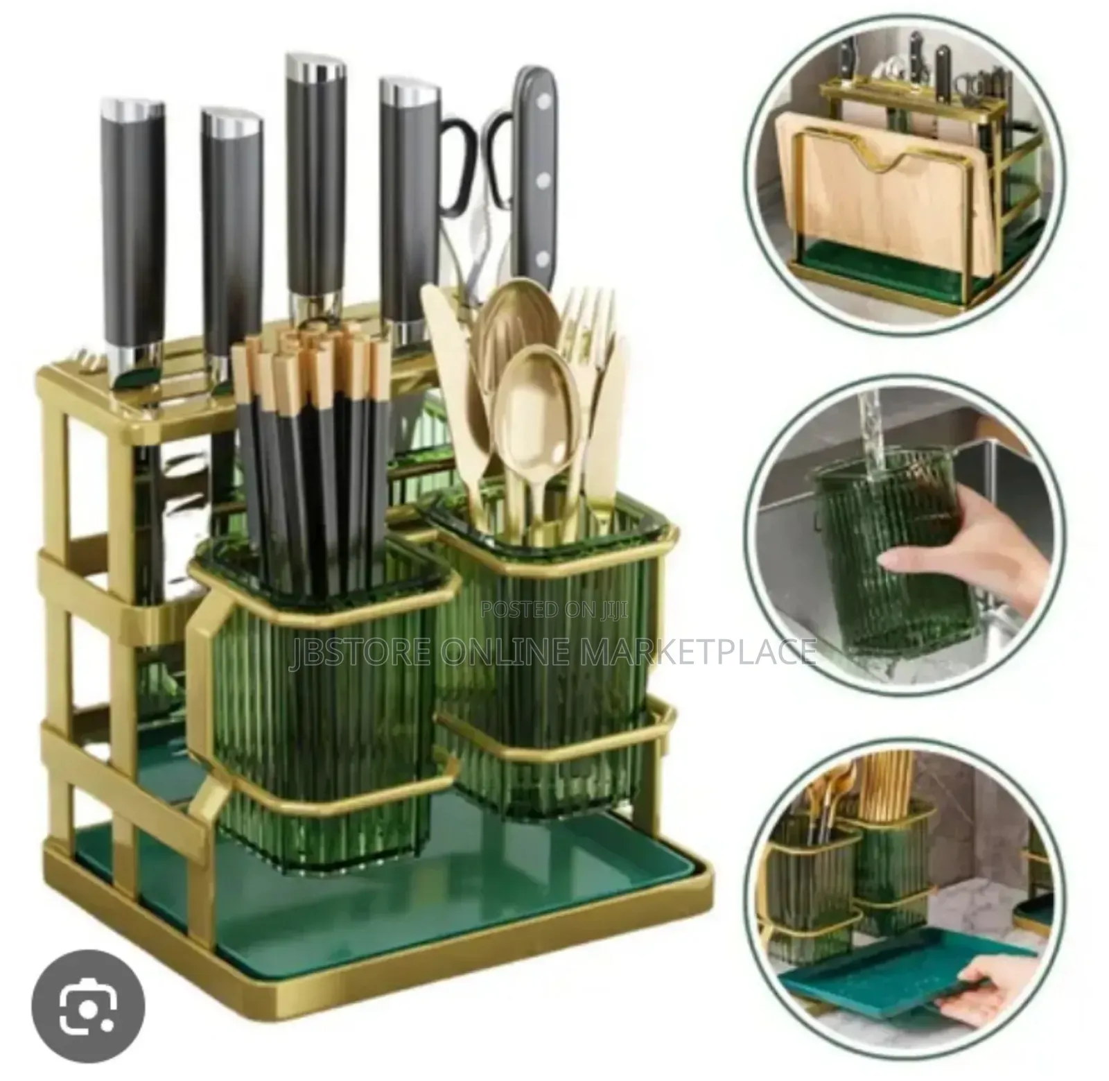 Japend Gifts And Houseware Wall Mounted Kitchen Knife And Cutlery Rack