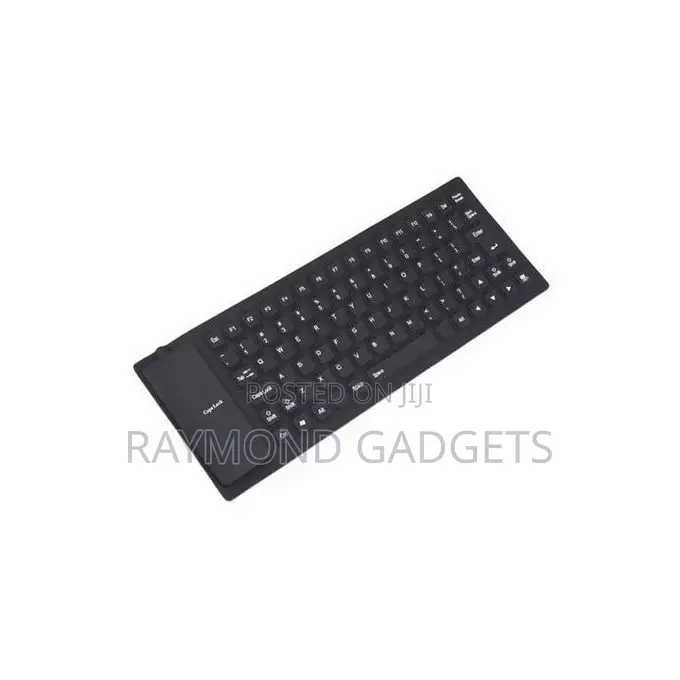 Flexible Usb External Keyboard – Slim & Water Resistant