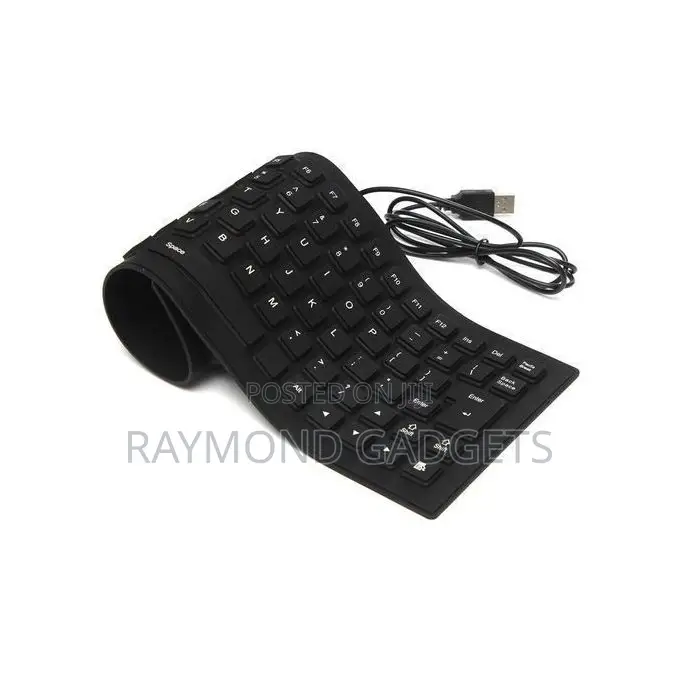 Flexible Usb External Keyboard – Slim & Water Resistant