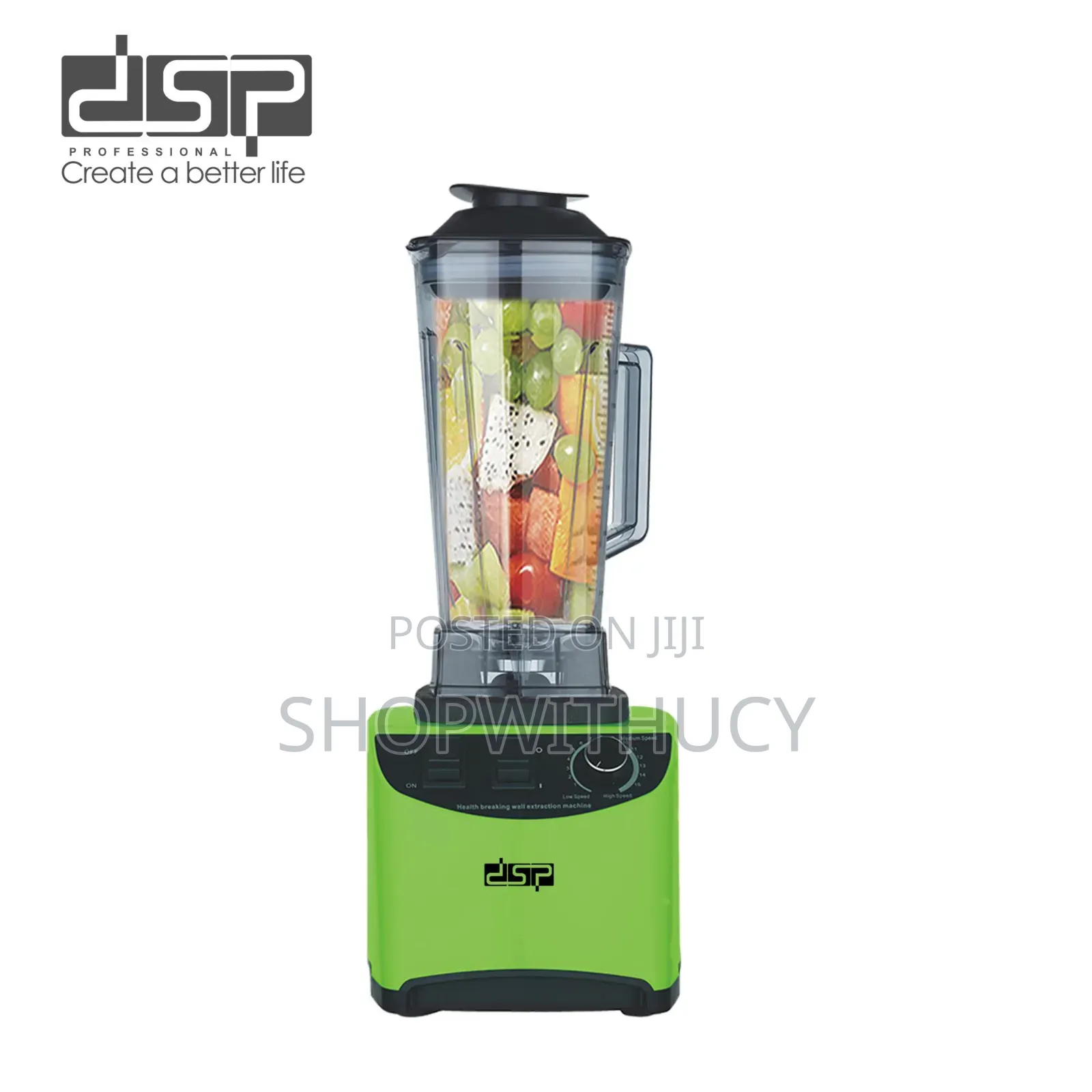 DSP Professional 2-Liter Electric Blender, 1800watts.